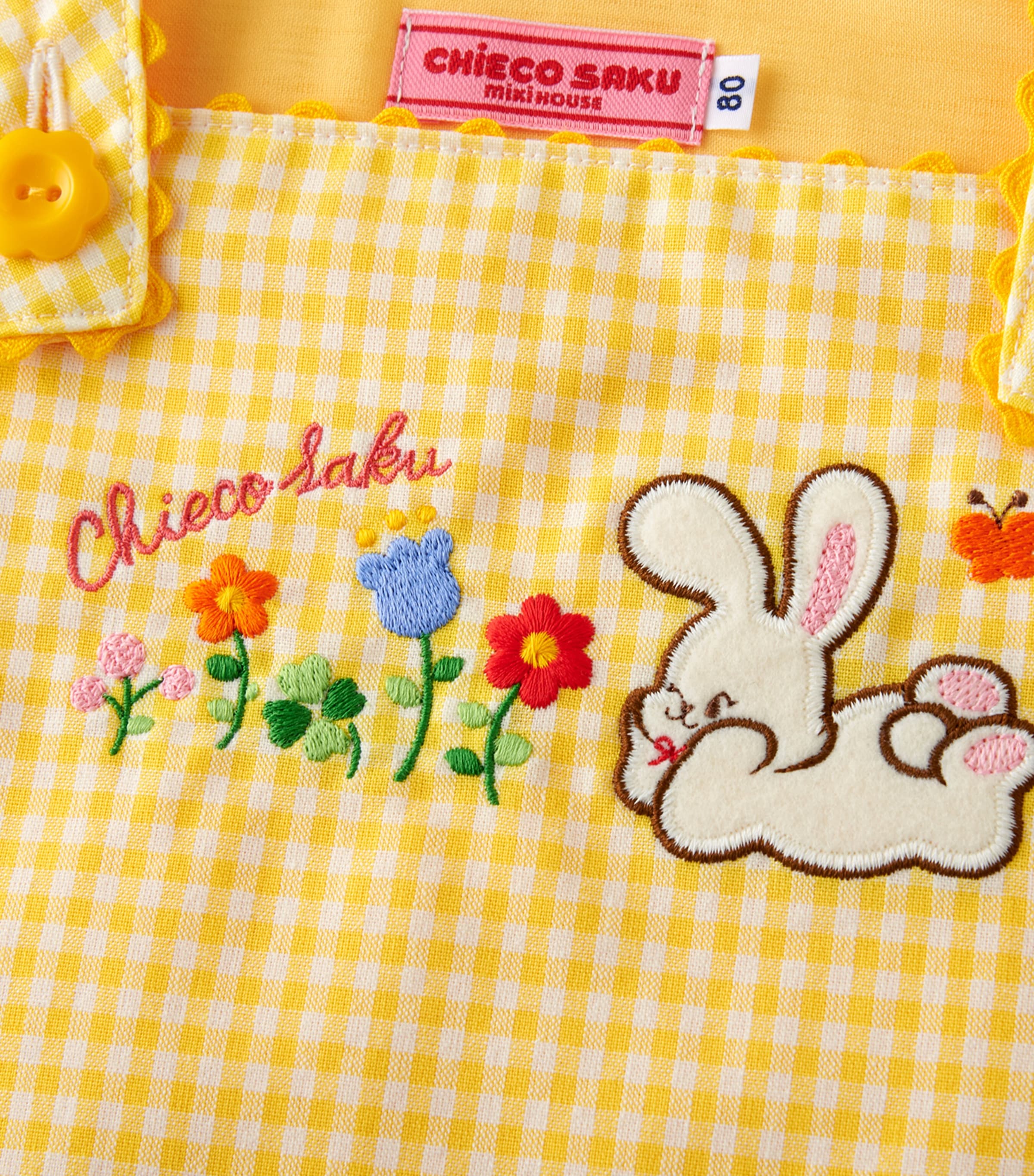 Miki House Cotton-Blend Gingham Chieco Saku Dress (2-7 Years) Image 7