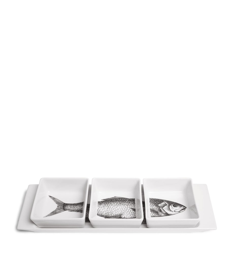 Porcelian Grande Pesci Appetizer Set MULTI Image 1