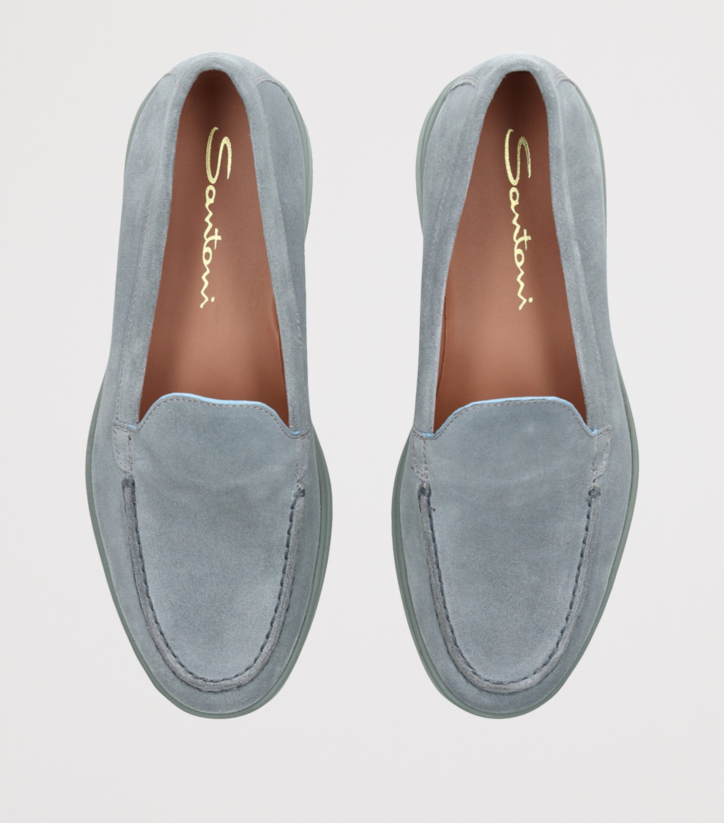 Suede Loafers BLUE/PAL.C Image 4