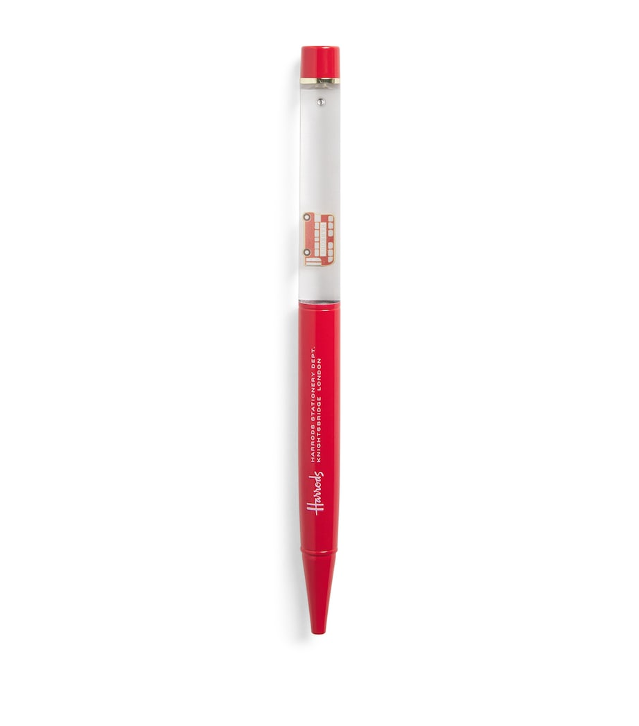 Harrods Floating Red Bus Pen Red Image 1