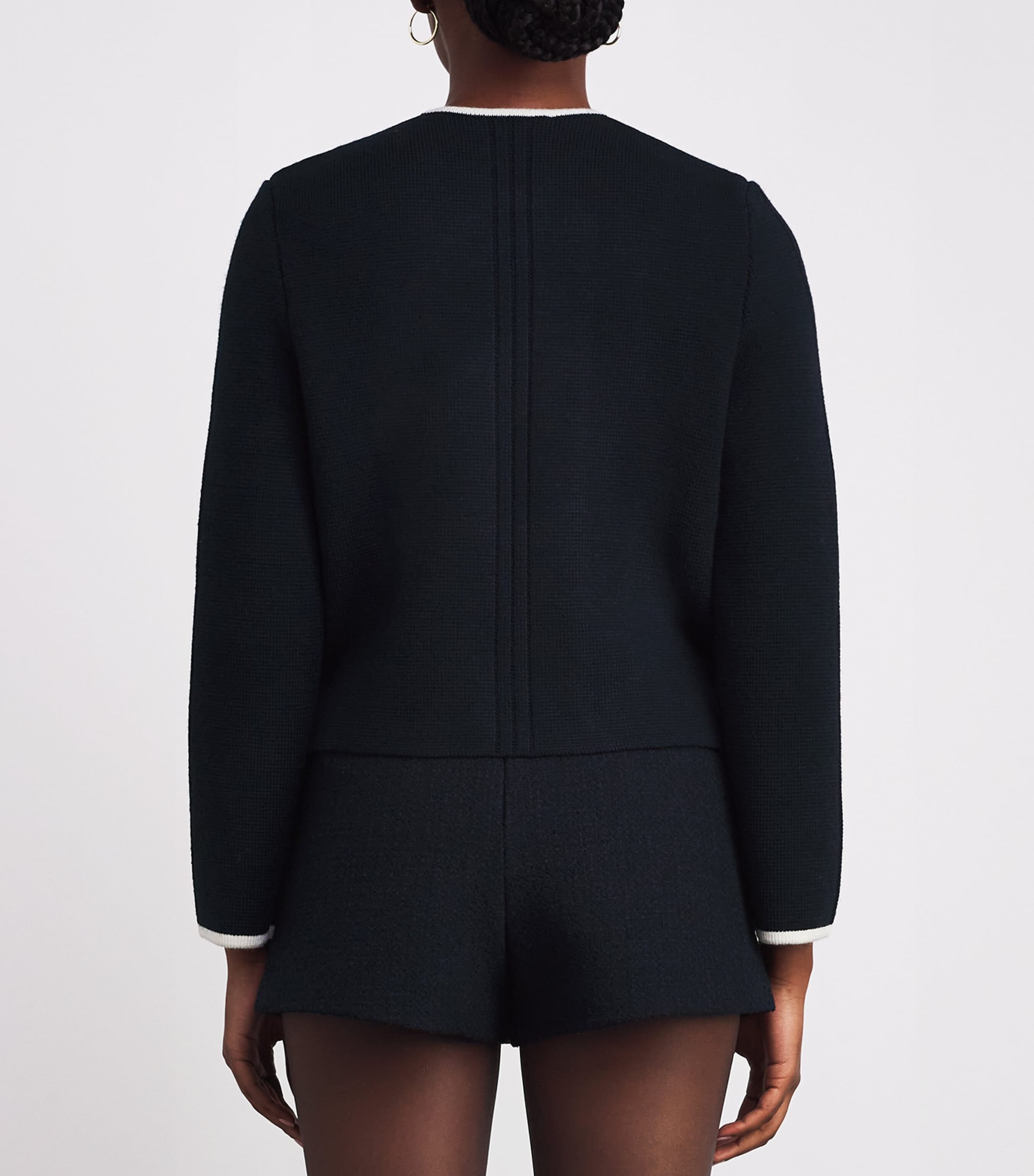 Knitted Cardigan NAVY Image 4