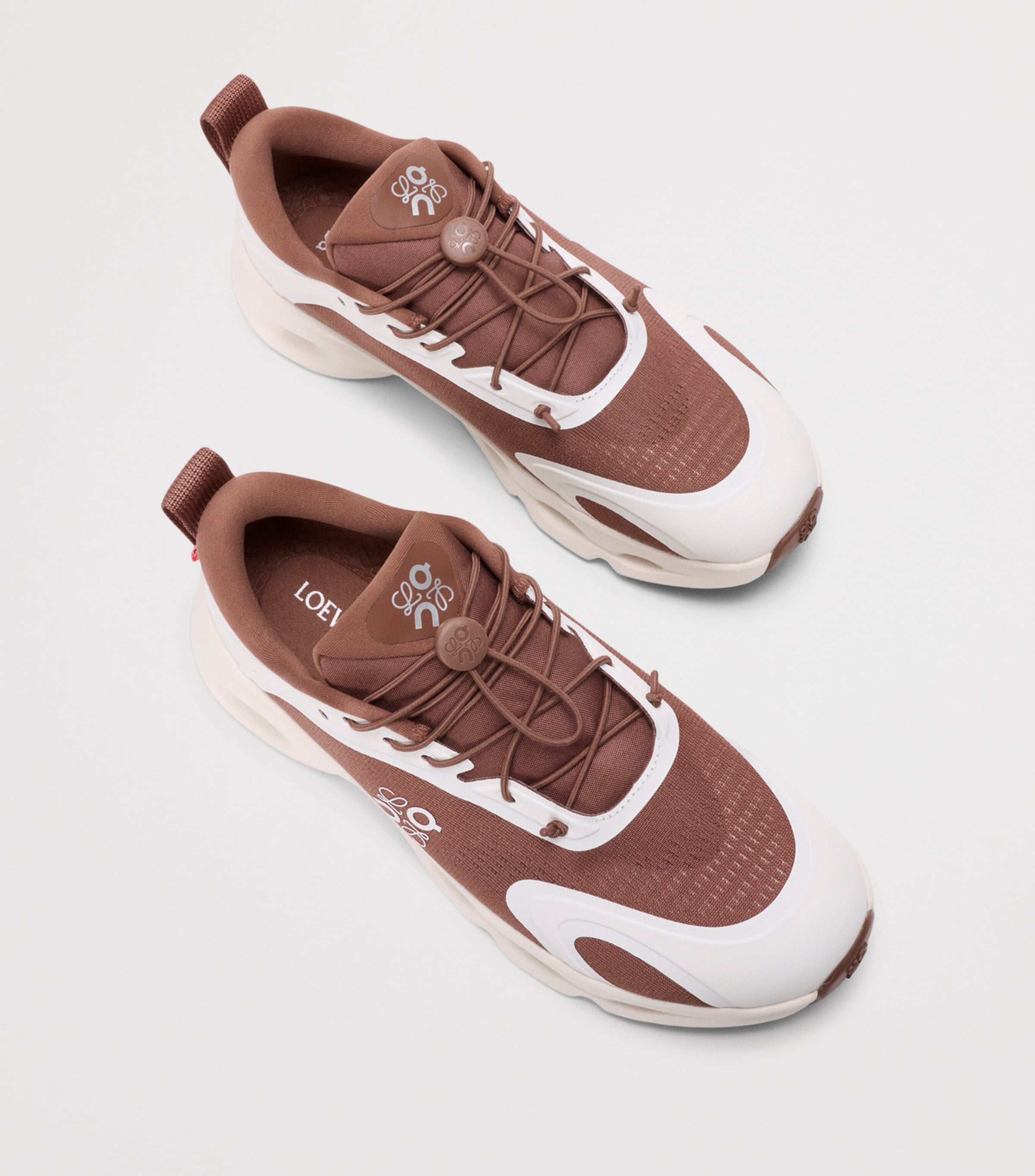 LOEWE Mens x On Cloudsolo Trainers Taupe/eggshell Image 4