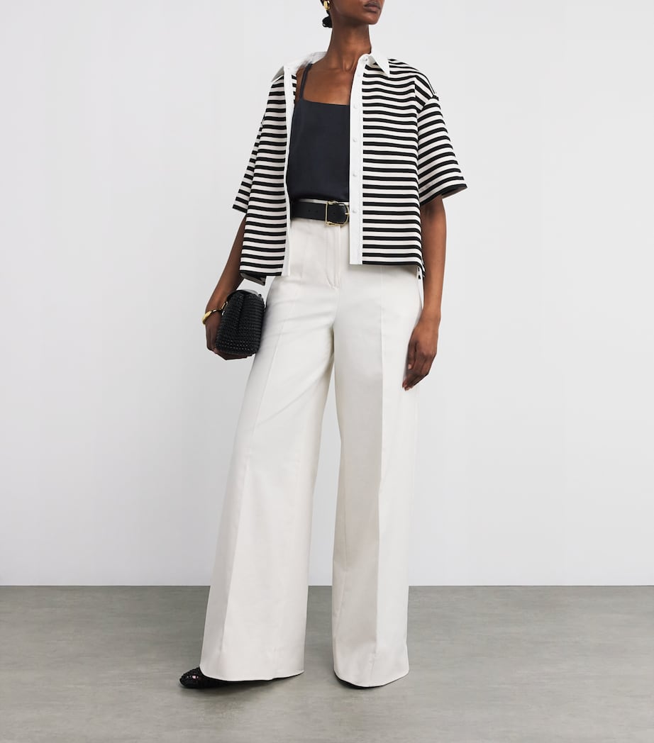 Stretch-Silk Cami Top BLACK Image 2