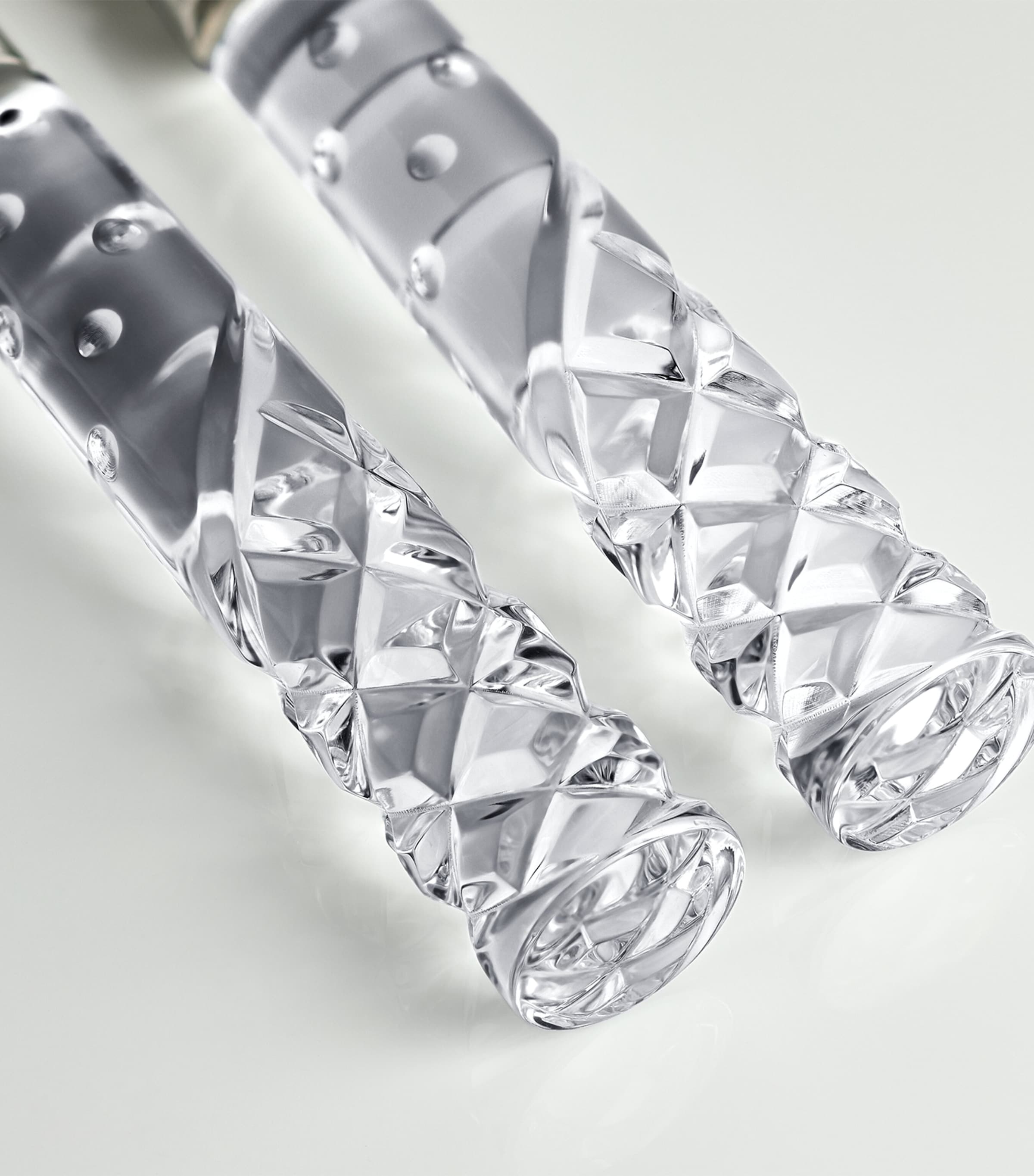 Crystal Celebrations Cake Knife and Server CLEAR Image 4