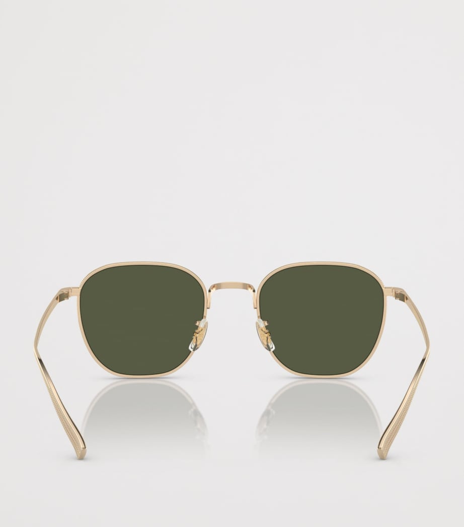 Oliver Peoples Titanium Rynn Square Sunglasses Image 4