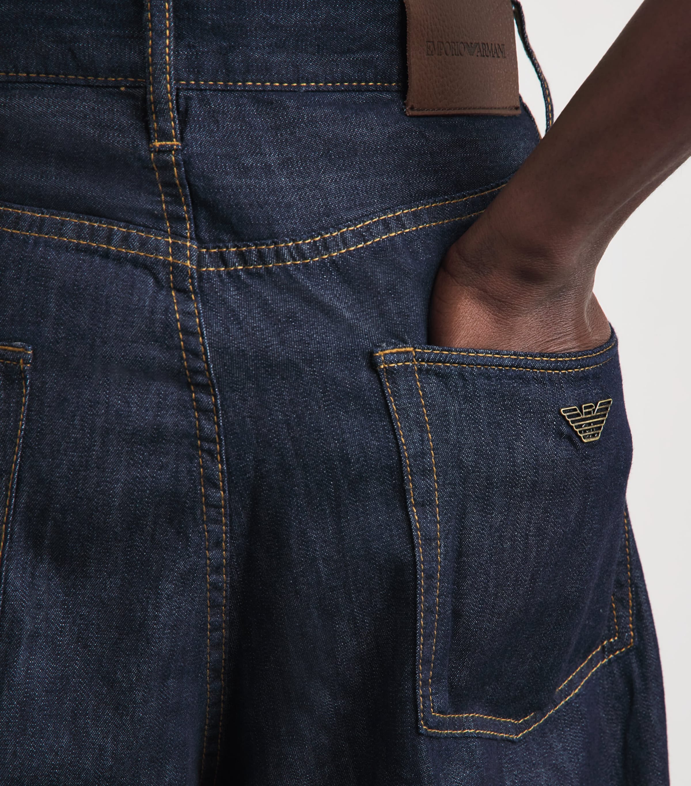 Emporio Armani Mens J73 Straight Jeans Image 3