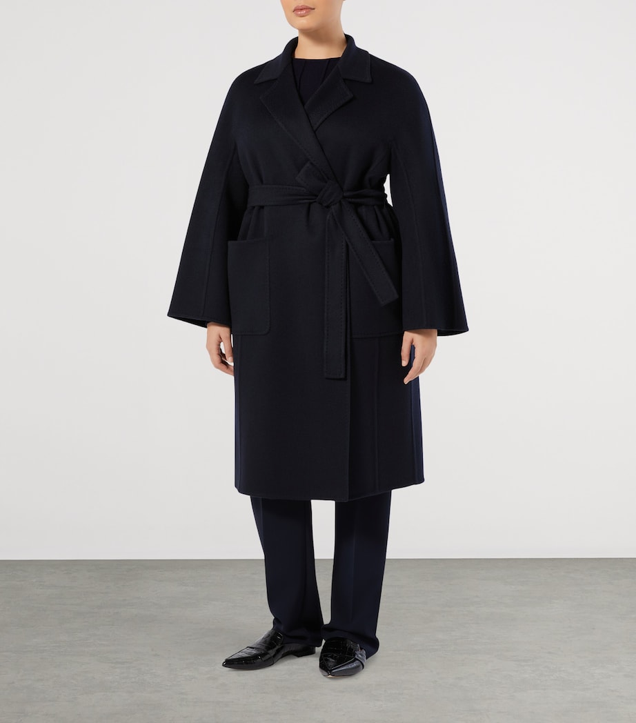 Cashmere Wrap Coat MIDNIGHTBLUE Image 2