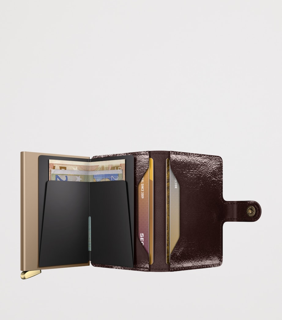 Leather Miniwallet MAHOGANY Image 4