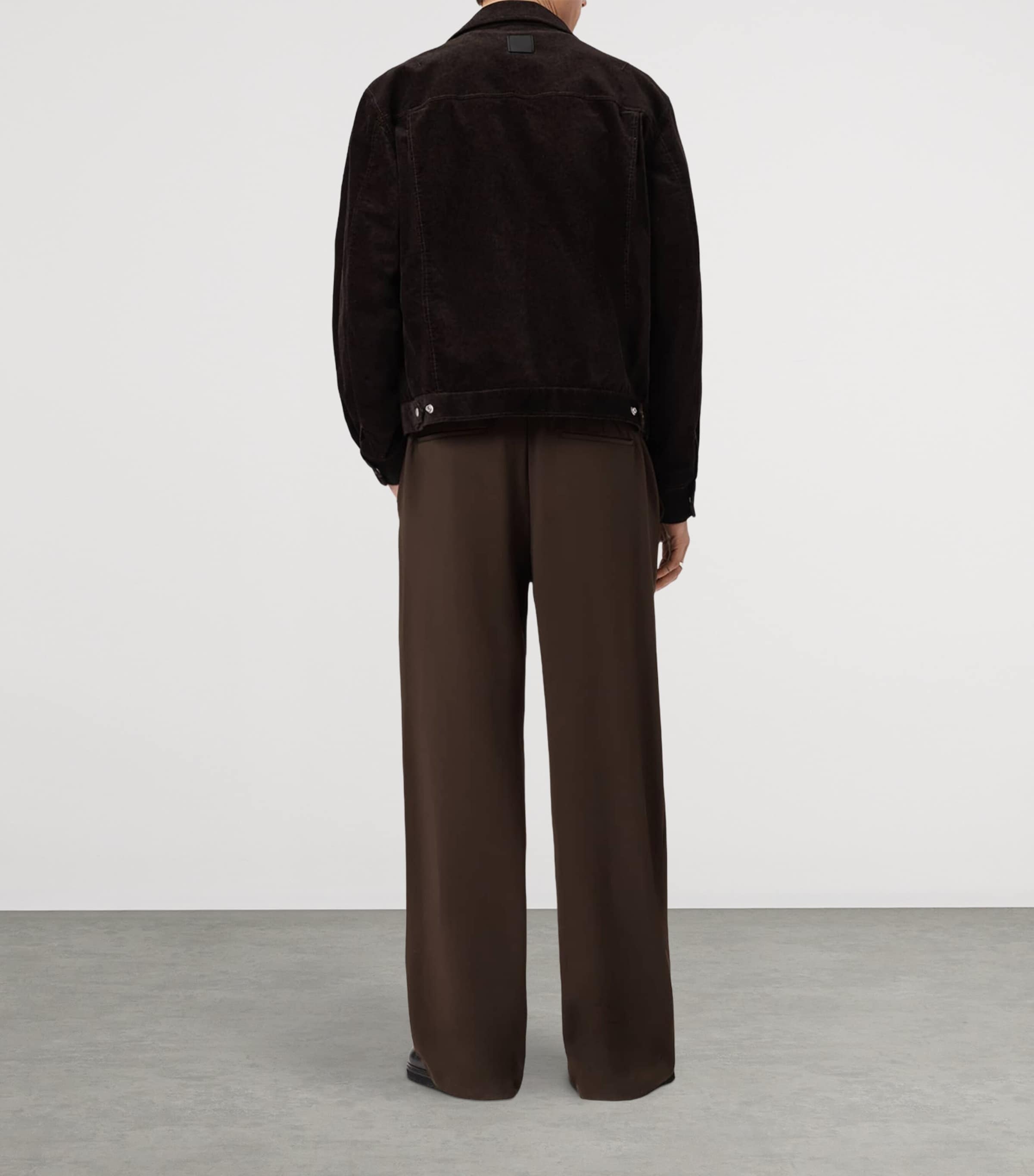 Wide-Leg Halla Trousers TAUPE BROWN Image 4
