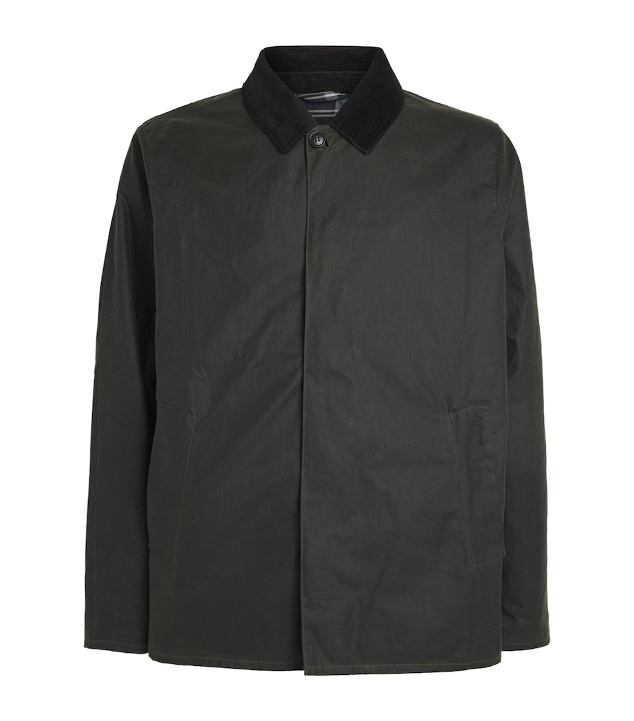 Short Waxed Lorden Mac Jacket OL99 OLIVE Image 1