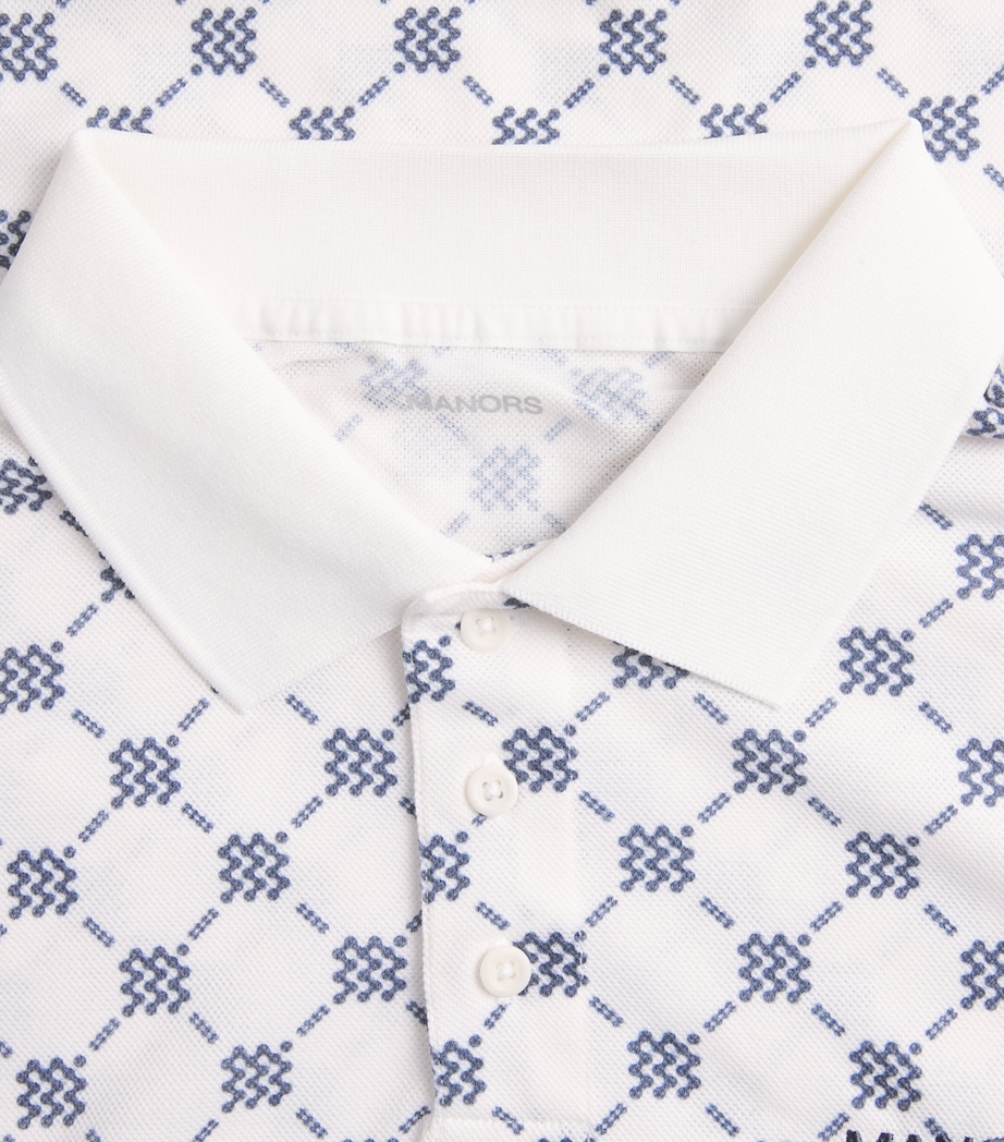 Manors Ivory Piqu Monogram GOAT Polo Shirt | Harrods US Manors Ivory Piqu Monogram GOAT Polo Shirt | Harrods US