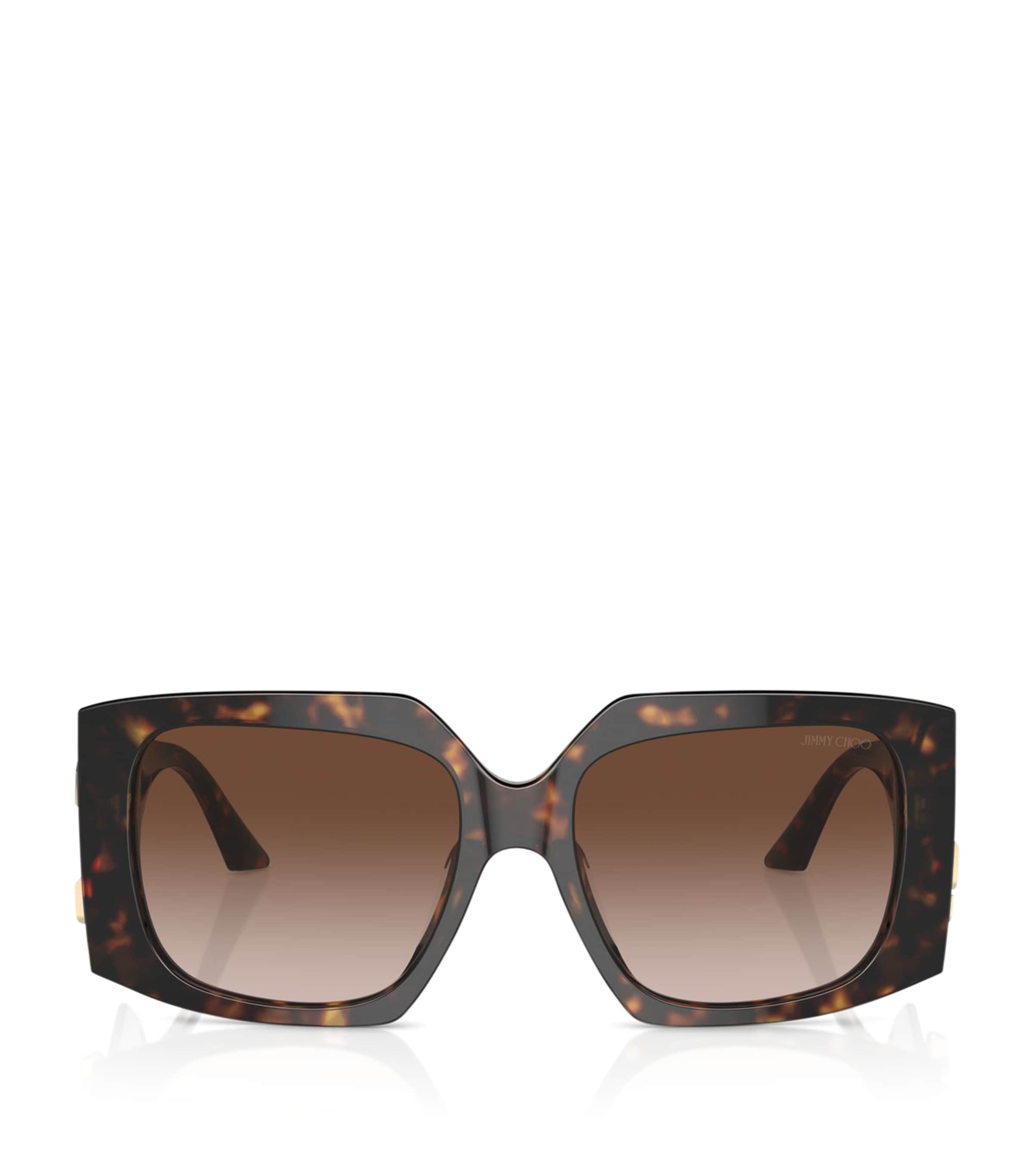 Jimmy Choo Sunglasses In Brown