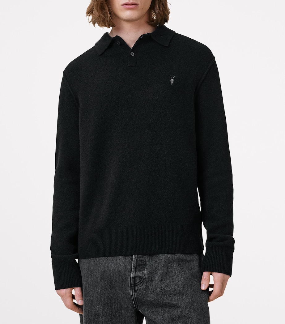 Statten Polo Sweater BLACK Image 5