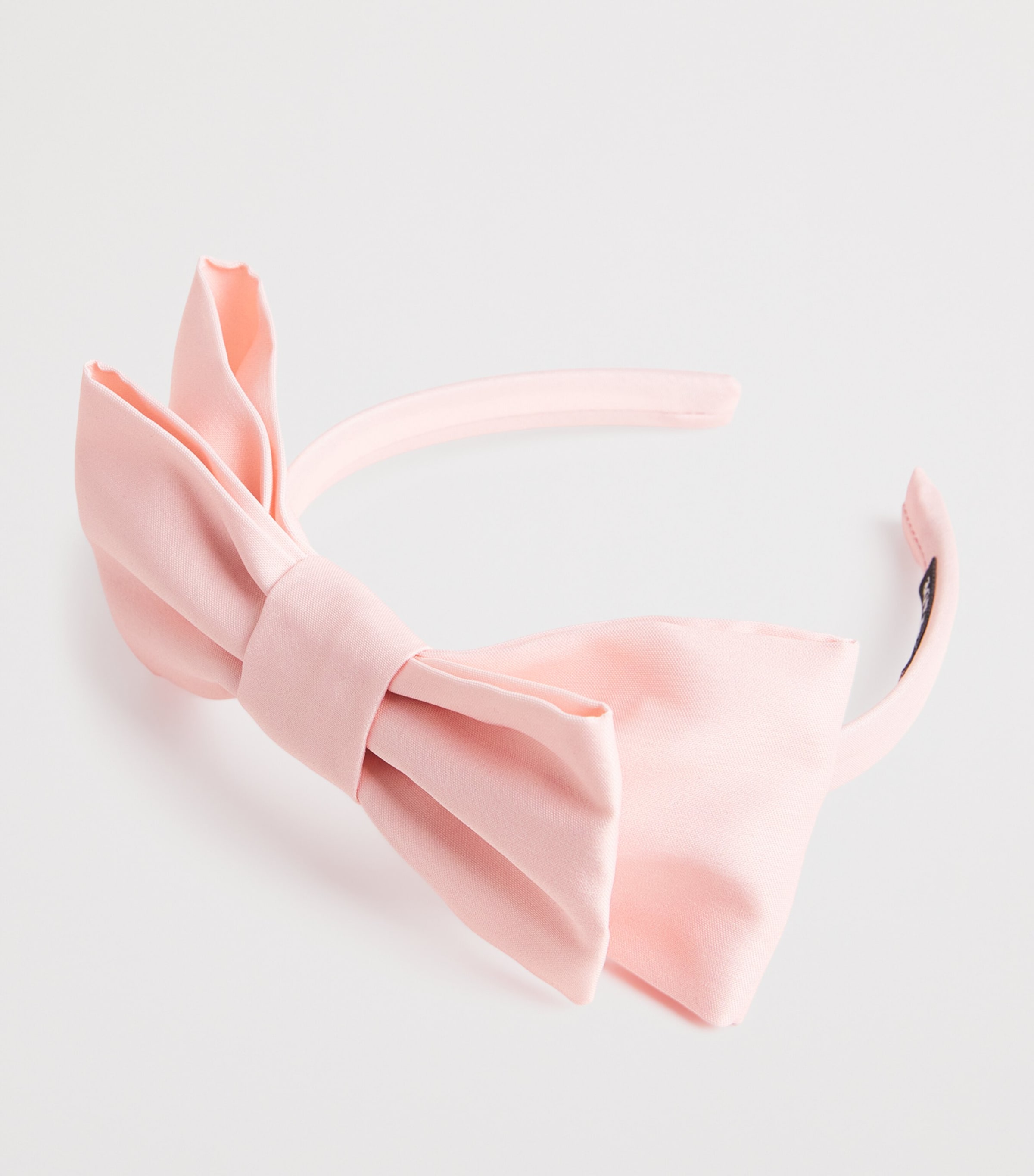 Grosgrain Bow Headband PASTEL SALMON Image 3
