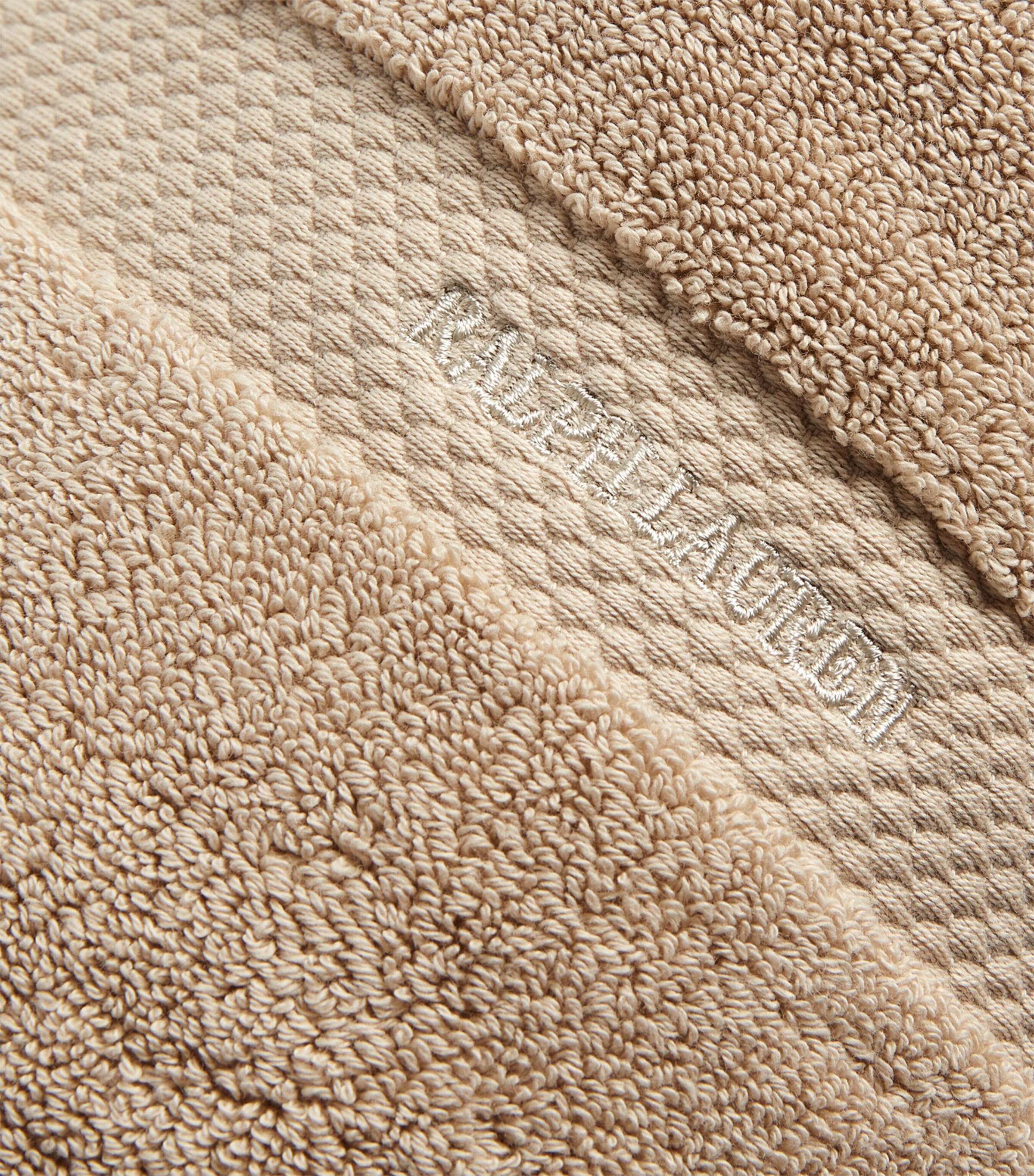 Ralph Lauren Home Avenue II Bath Sheet 100cm x 183cm Beige Image 3
