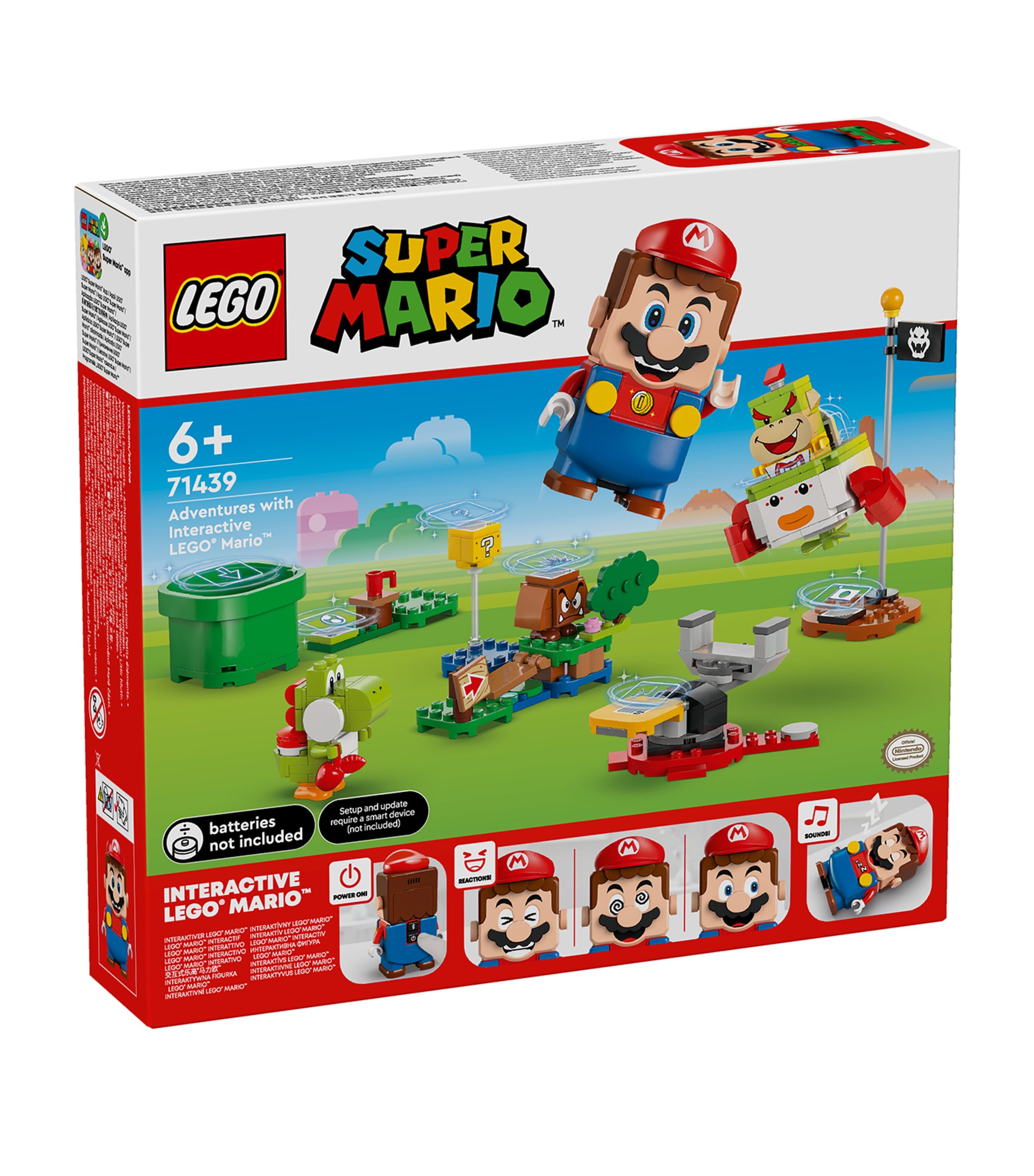 Lego Super Mario Adventures with Interactive LEGO Mario 71439 | Toys | Building & Construction Toys | Designers | Lego
