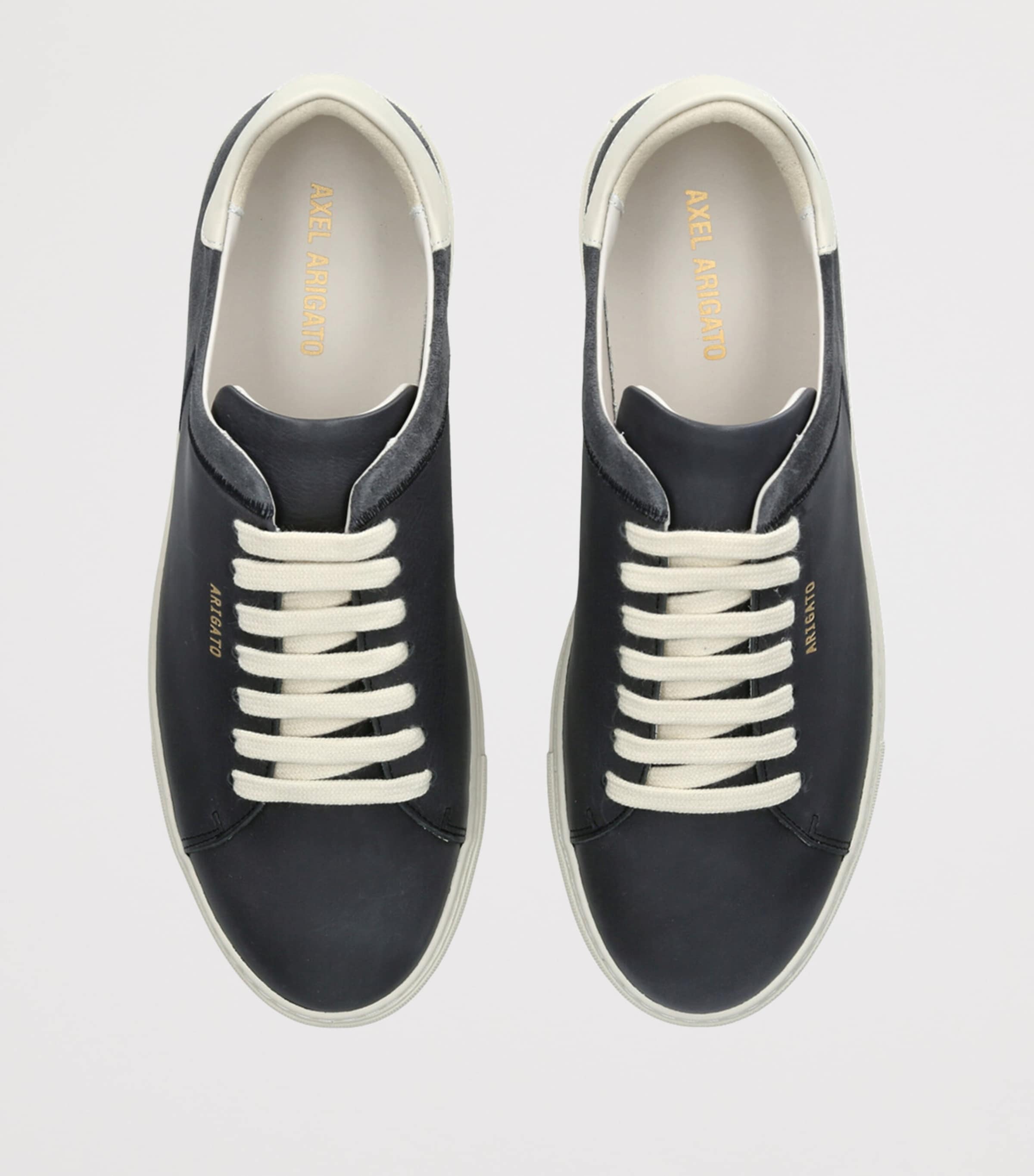 Axel Arigato Leather-Suede Clean 90 Split Sneakers Navy Image 4