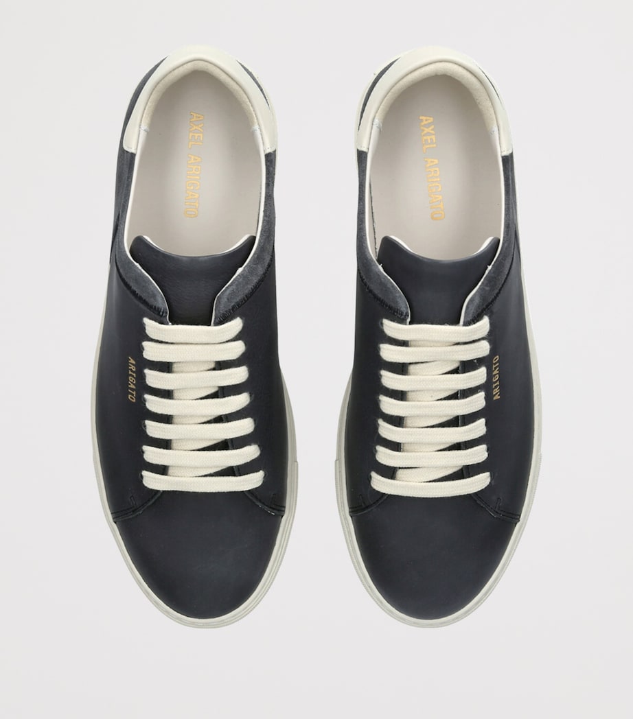 Axel Arigato Leather-Suede Clean 90 Split Sneakers Navy Image 4