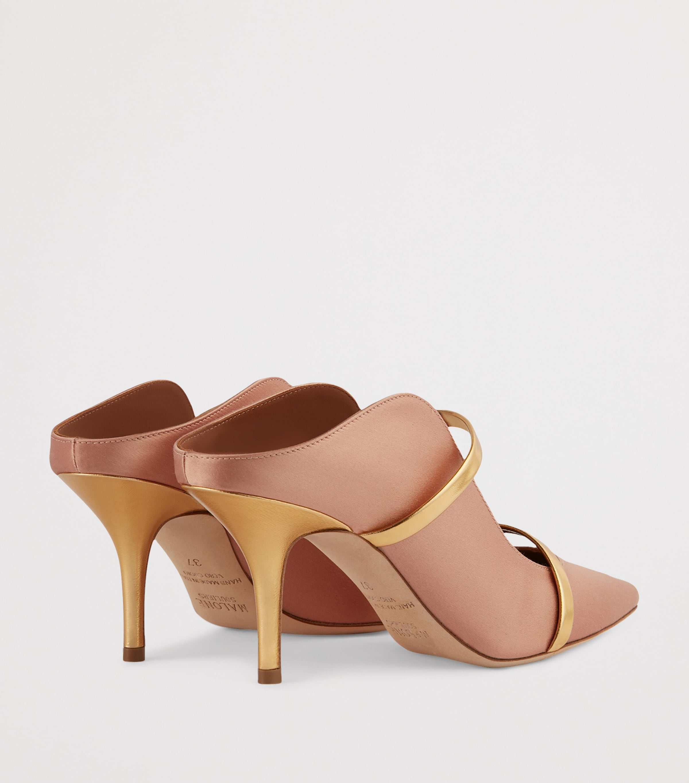 Satin Maureen Mules 70 BLUSH Image 4