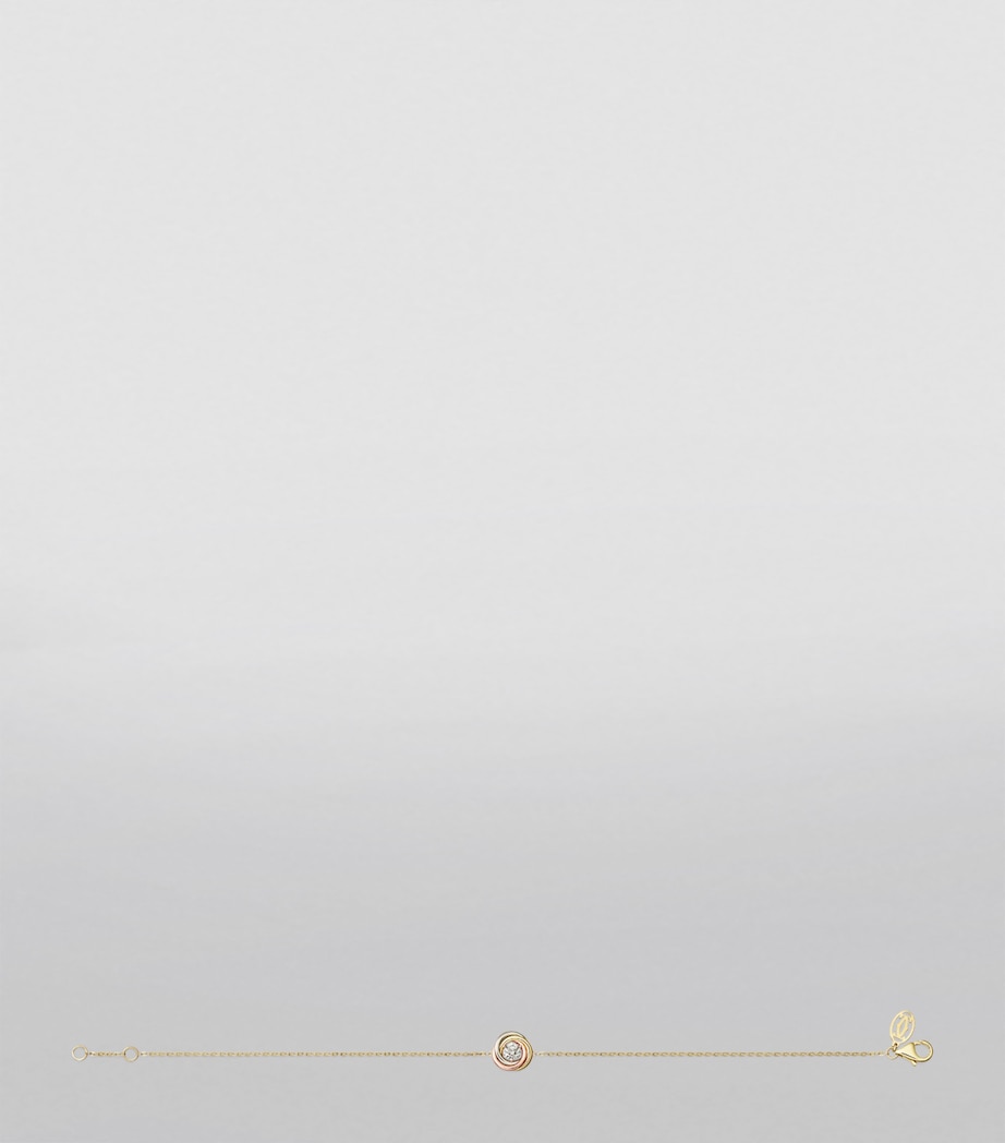 Mixed Gold and Diamond Trinity Bracelet MIXED GOLD Image 5