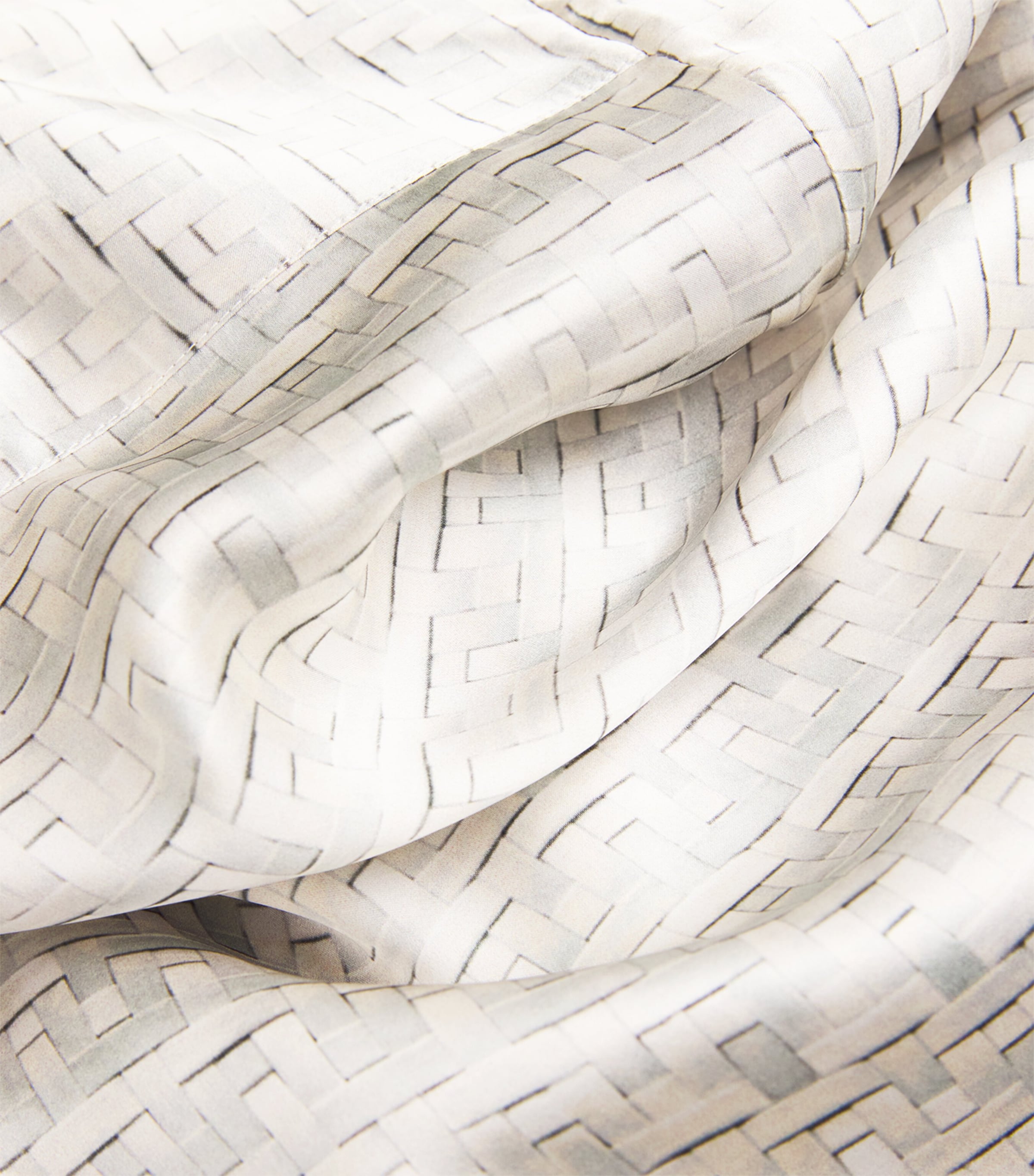 Silk Printed Shirt SKY BLUE Image 5