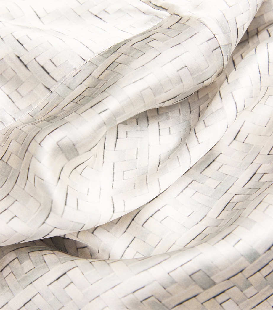 Silk Printed Shirt SKY BLUE Image 5