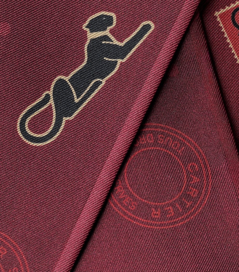 Silk Diabolo de Cartier Bandeau Scarf GRAPE Image 3