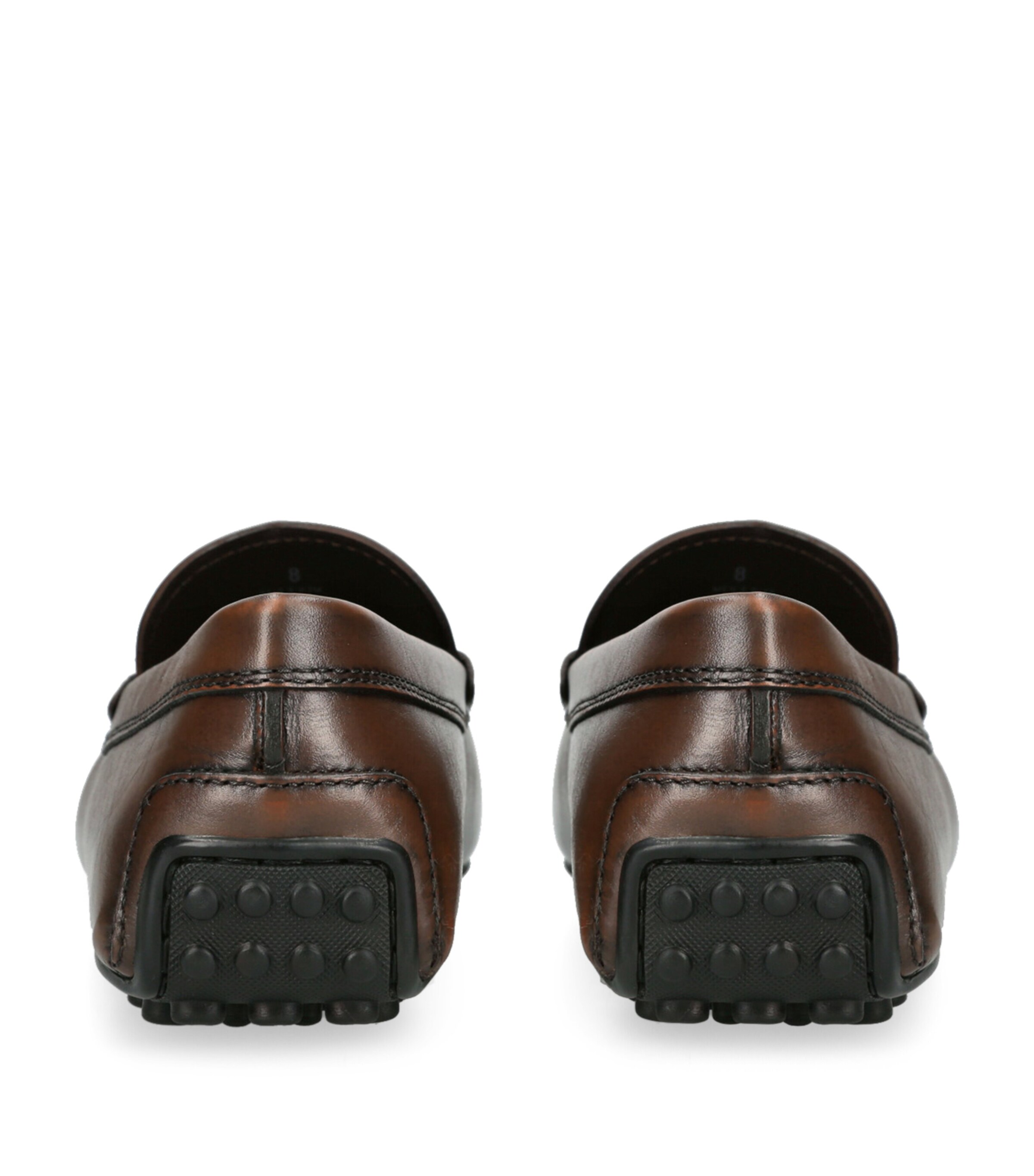 Tod's Leather Penny Driving Shoes Dark Brown Image 2