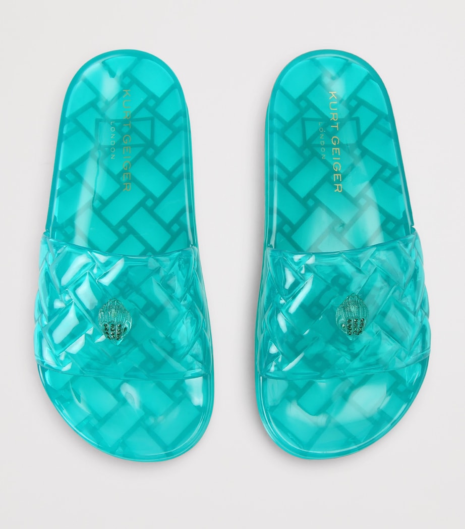 Kurt Geiger London Jelly Meena Slides Green Image 4