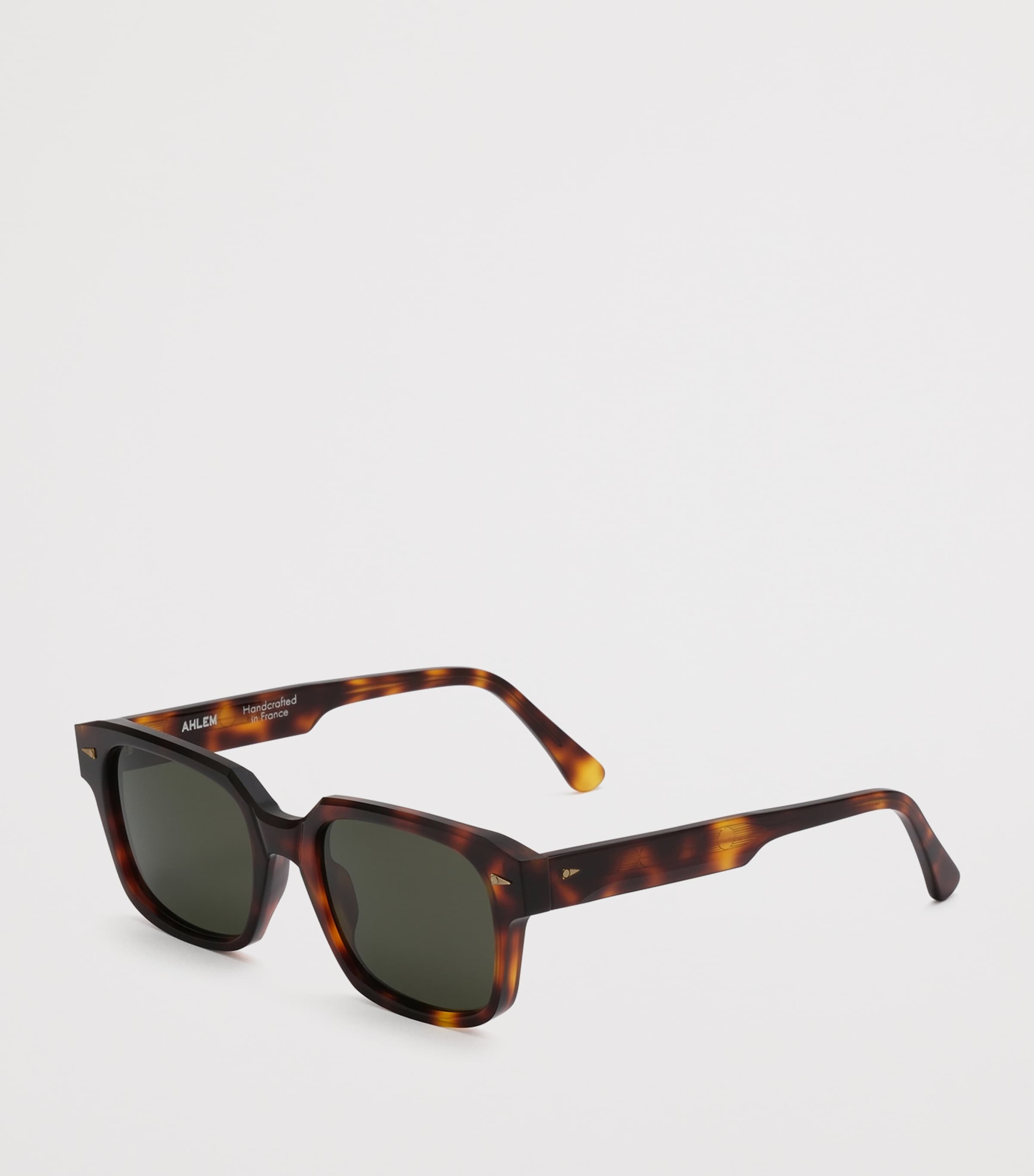 Ahlem Gros Caillou Rectangle Sunglasses Classic Turtle/ Image 2