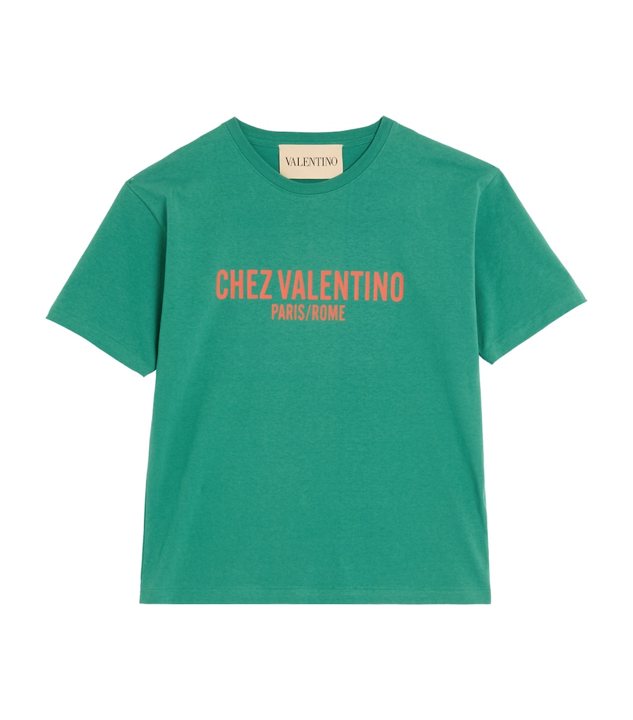 Cotton Chez Valentino T-Shirt BKG Image 1