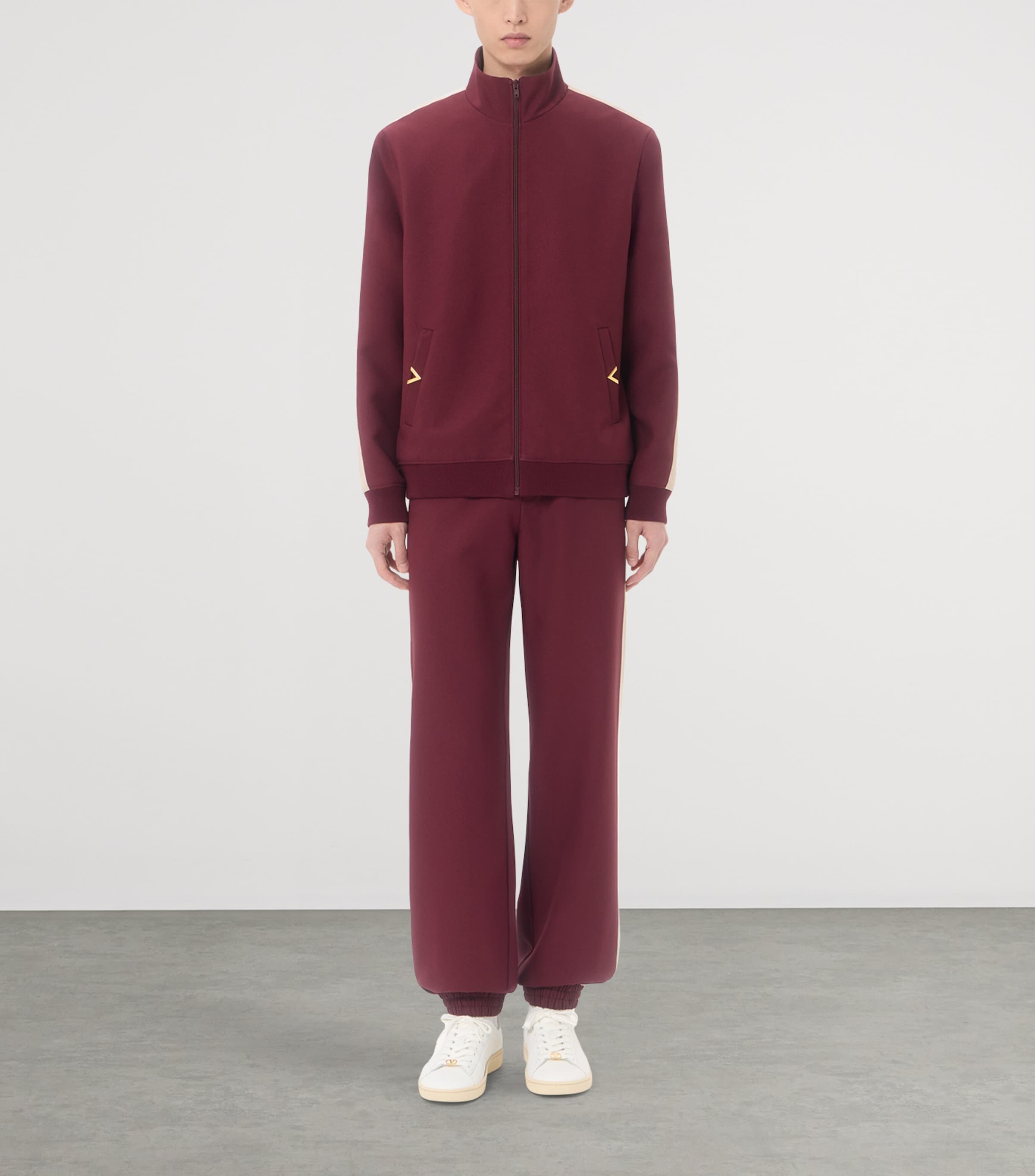 Valentino Mens Cotton Jersey VGold Sweatpants Awb Image 2