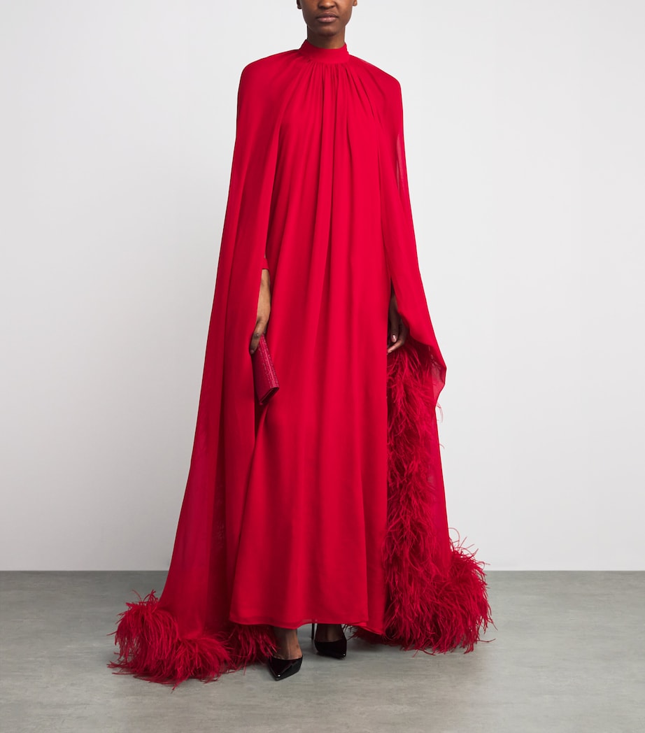 Silk Chiffon Eterea Gown RUBY Image 2