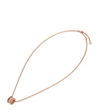 Rose Gold and Ceramic B.Zero1 Necklace
