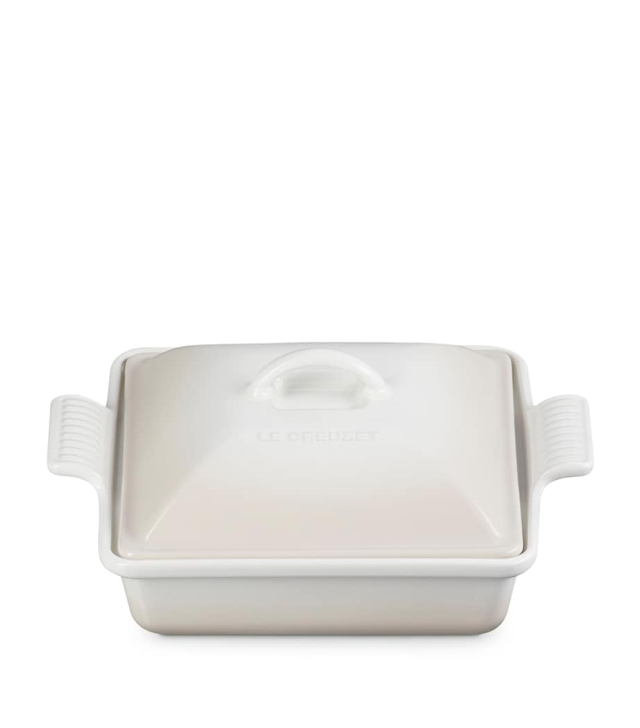 Le Creuset Stoneware Square Dish (23cm) Meringue Image 2
