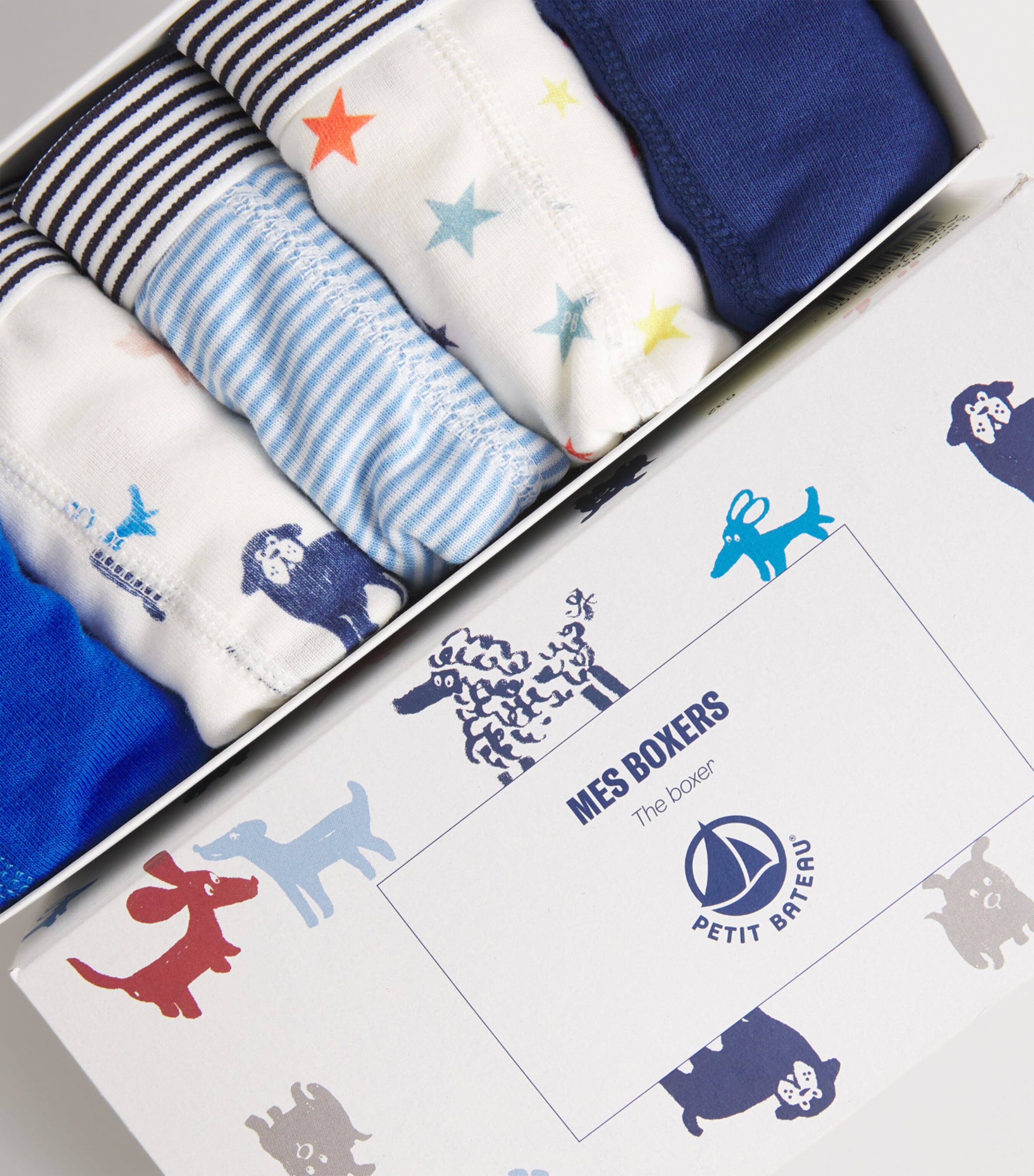 Set of 5 Cotton Boxers  (2-12 Years) VARIANTE 1 Image 3