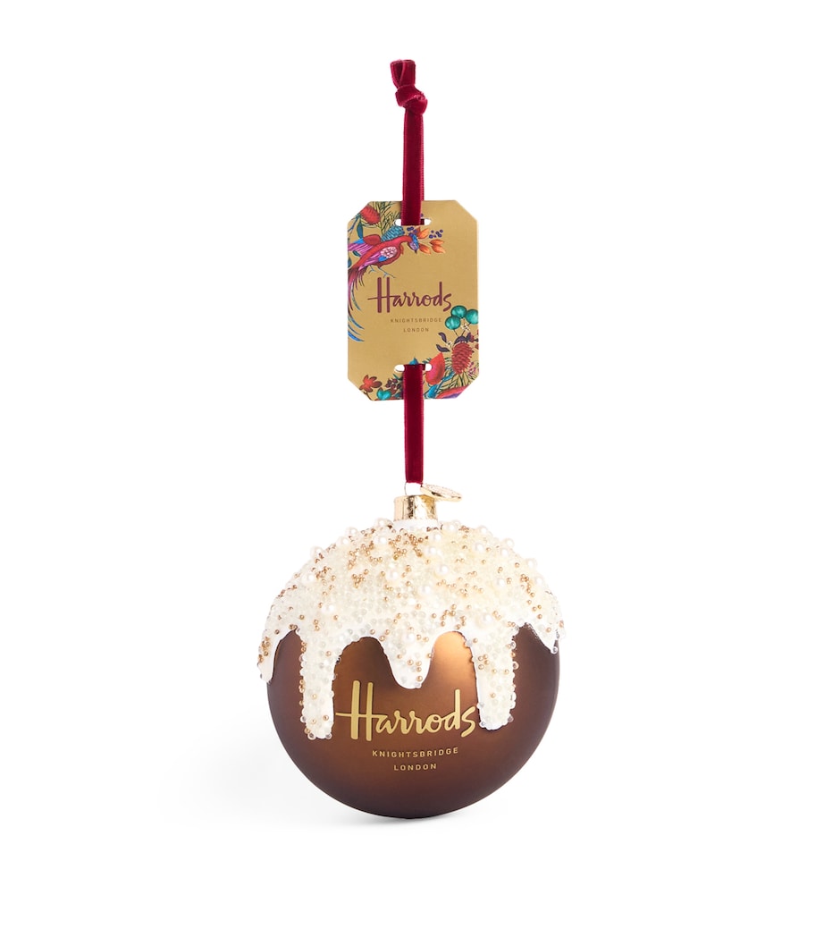 Large Christmas Pudding Bauble MULTI Image 1