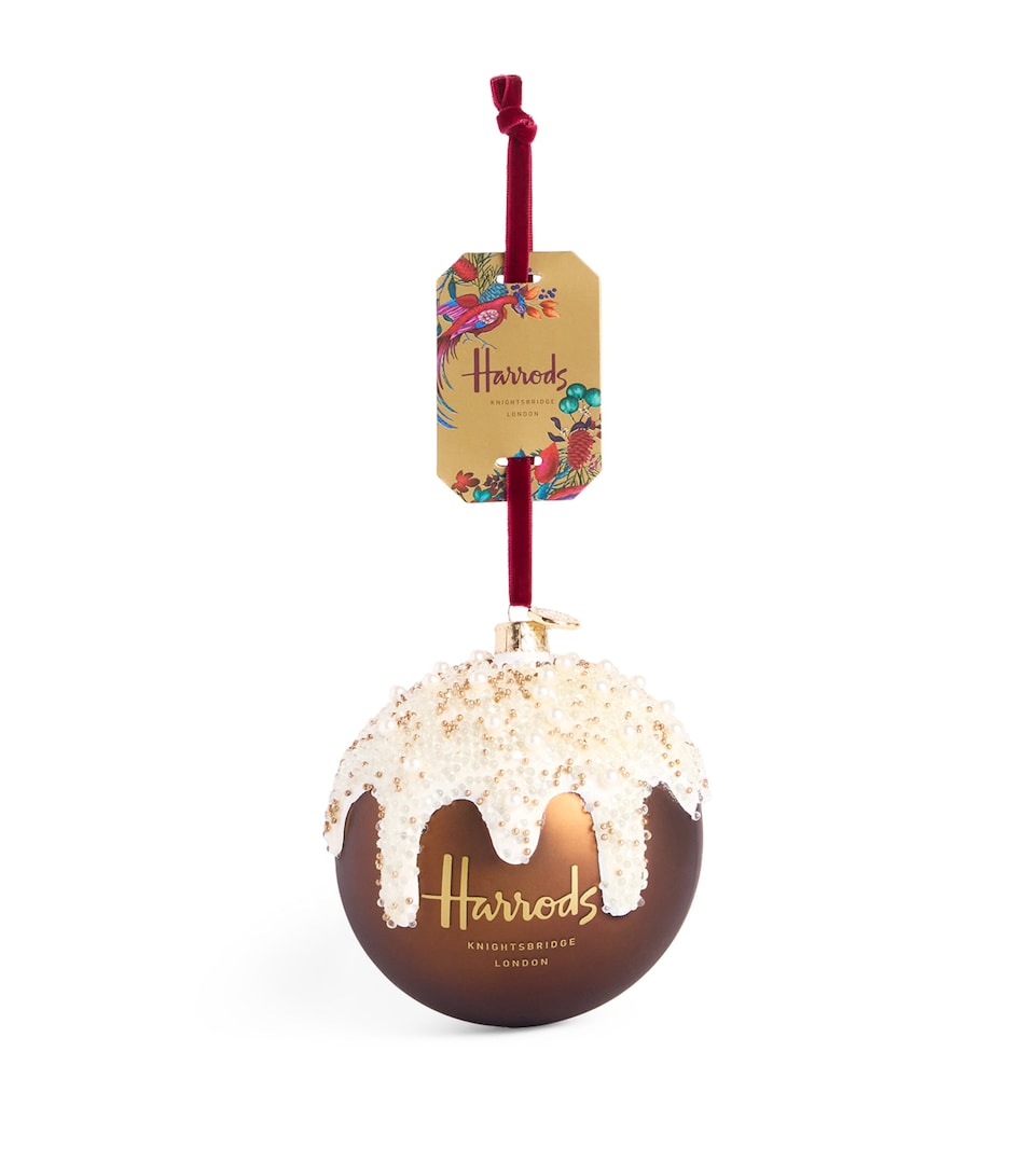 Large Christmas Pudding Bauble