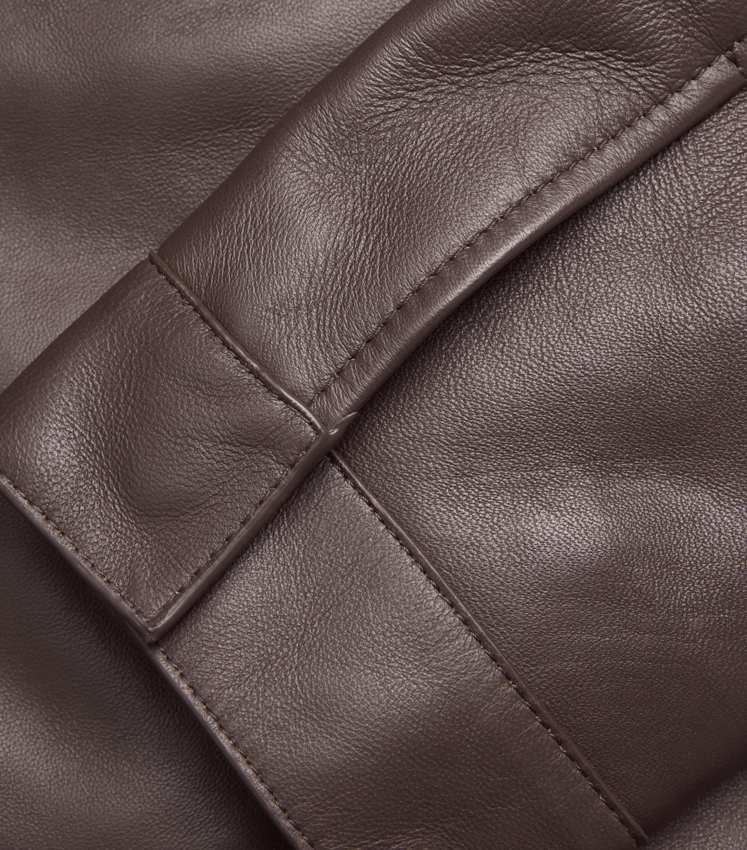 Yves Salomon Mens Lambskin Zip-Up Jacket Chia Image 6