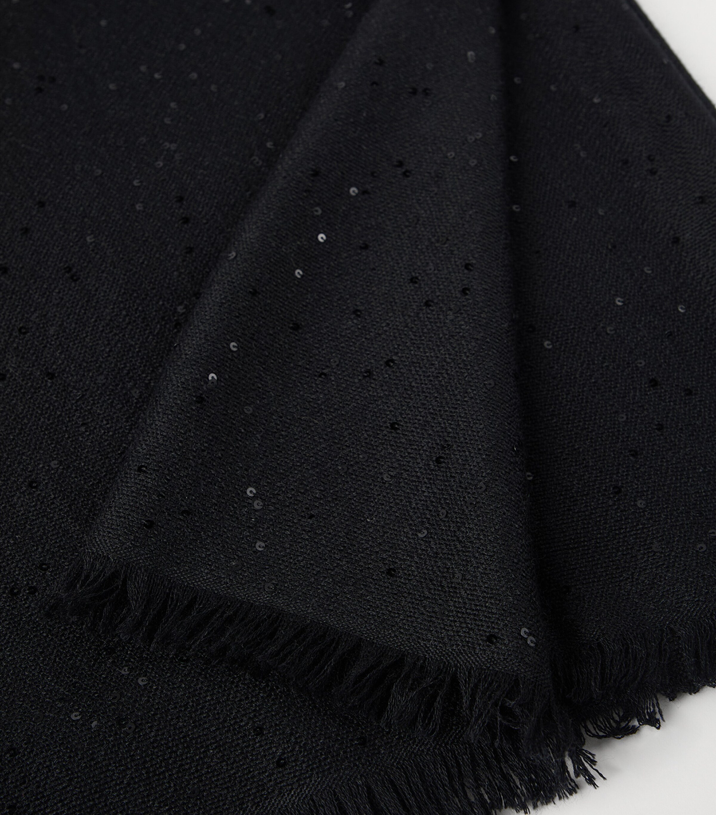 Brunello Cucinelli Cashmere-Silk Embellished Scarf Image 5