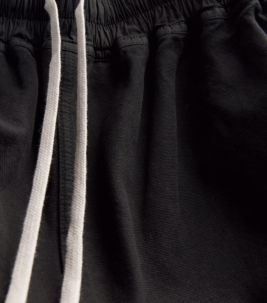 Rick Owens Mens Back-Zip Sweatshorts Image 5