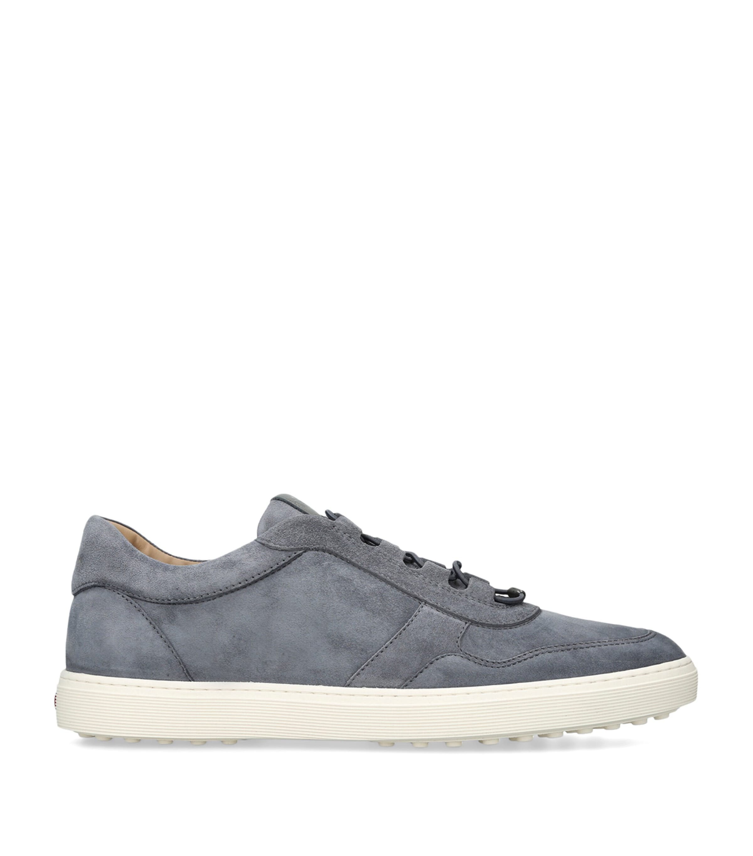 Tod's Leather Elastic Cassetta Sneakers Pale Blue Image 1