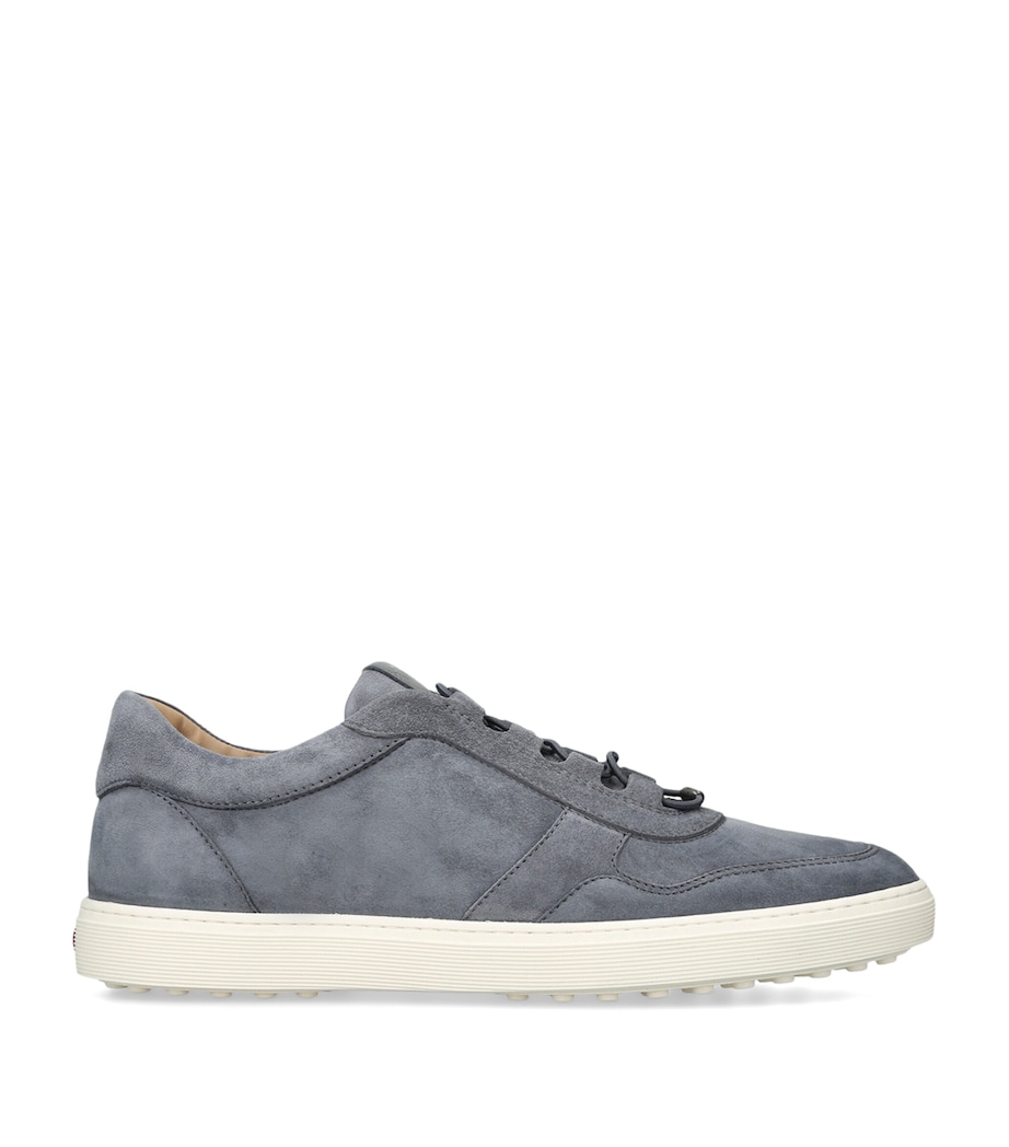 Tod's Leather Elastic Cassetta Sneakers Pale Blue Image 1