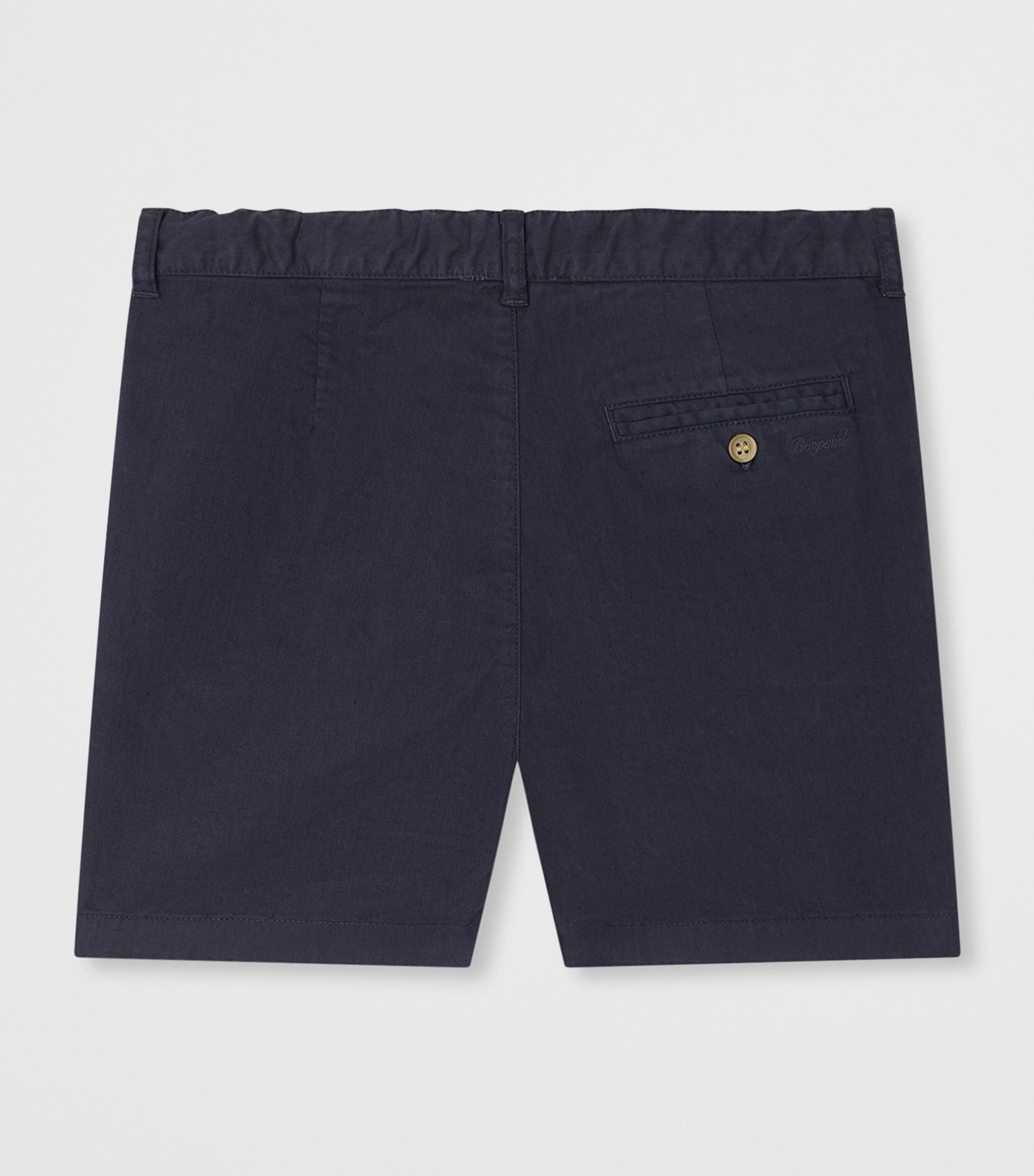 Bonpoint Cotton Charles Shorts (10-14 Years) Marine Image 2