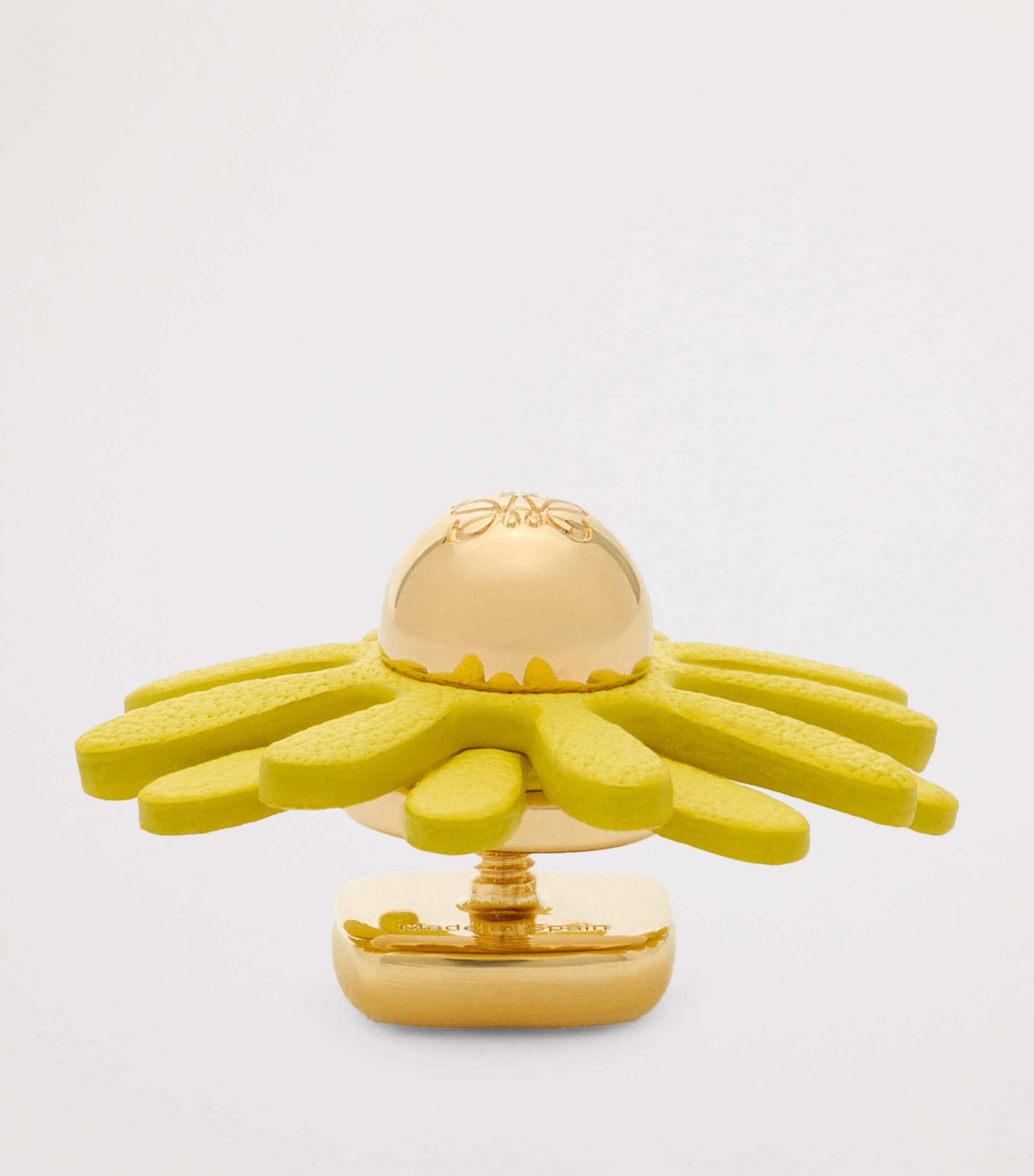 ◆LOEWE◆ポーラ・イビサ・レザー・トリム・フラワー・ピン LOEWE x Paula's Ibiza Leather-Trim Flower Pin | Harrods US