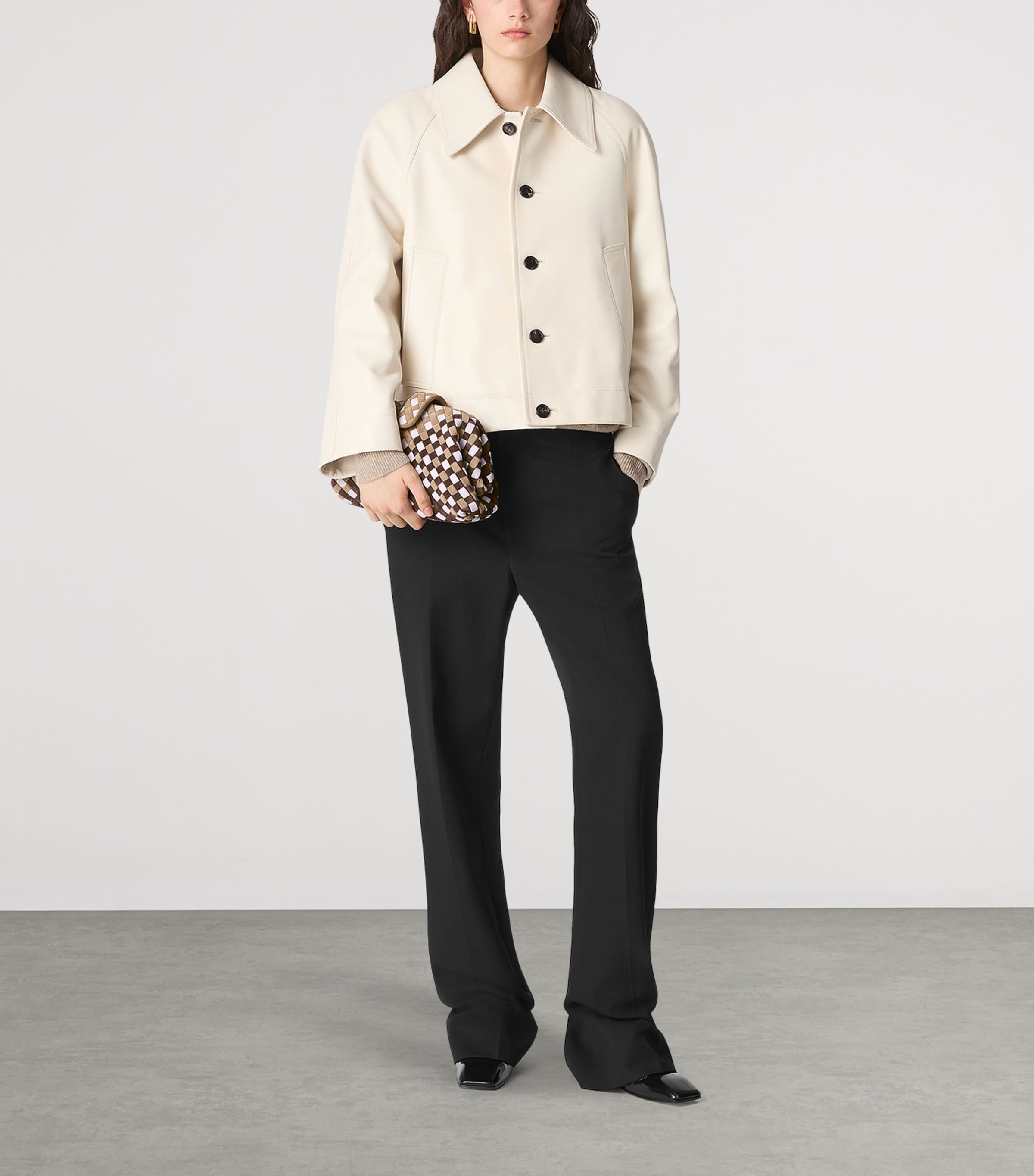 Small Suede Lauren 1980 Clutch Bag 9948 Image 6