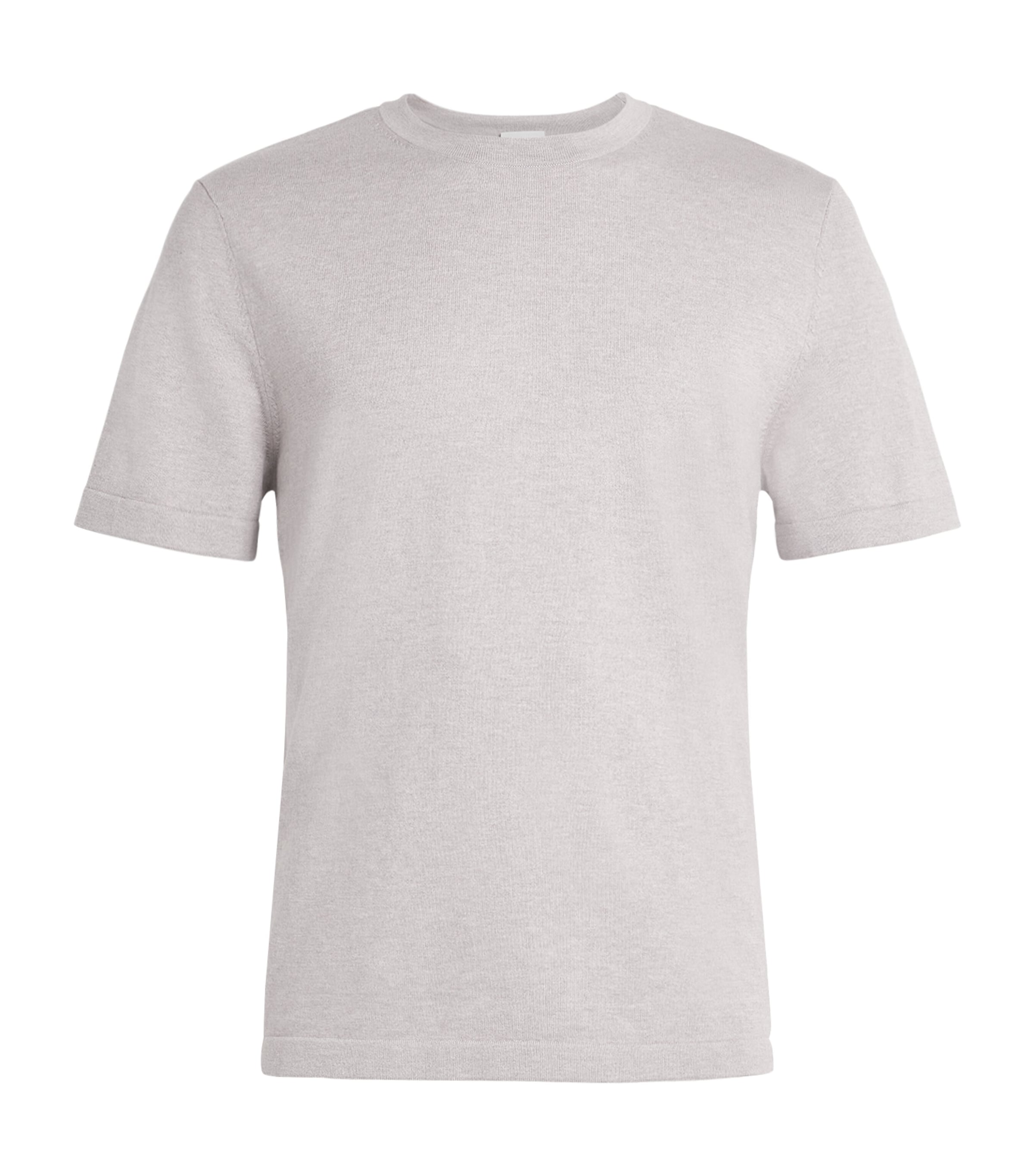 Bogner Cotton-blend T-shirt In Grey