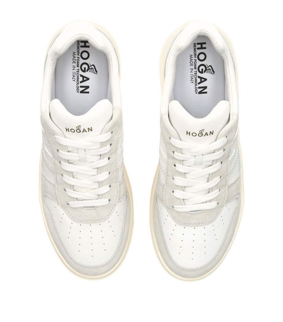 Suede Allacciato Sneakers BEIGE COMB Image 4