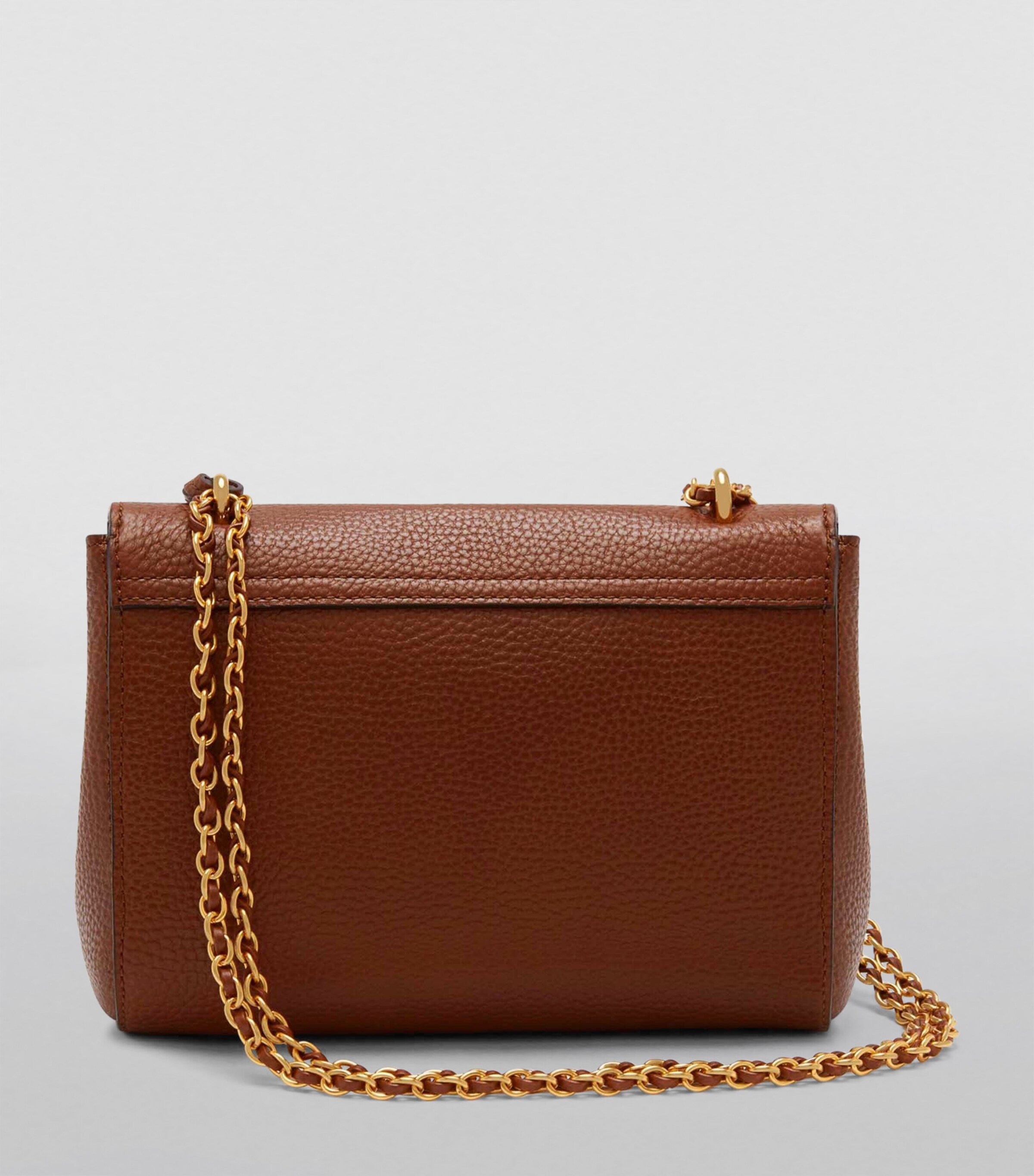 Leather Lily Shoulder Bag OAK Image 4