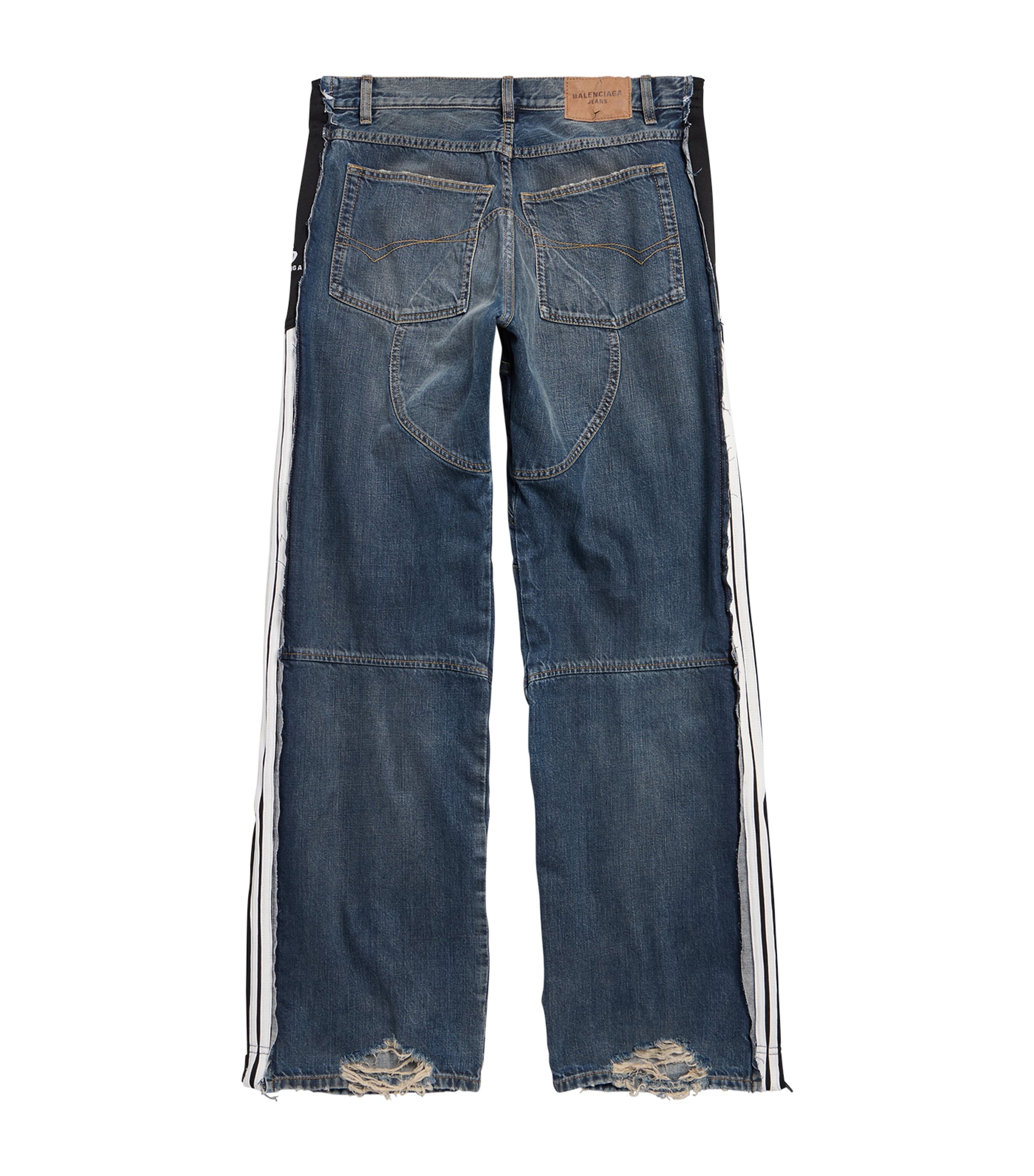 BALENCIAGA CUT-UP BAGGY デニム S BALENCIAGA】Cut-up Baggy Pants バギーパンツ (BALENCIAGA